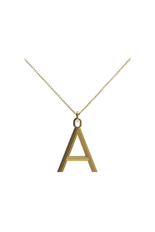 Large Letter Necklace