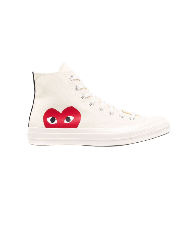 Cdg converse white high top online