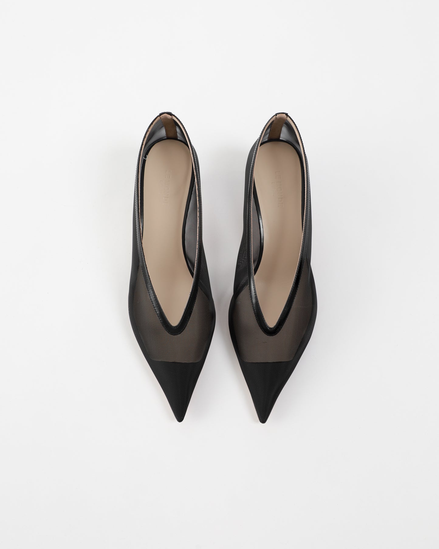 Babouche Kitten Mesh Heels