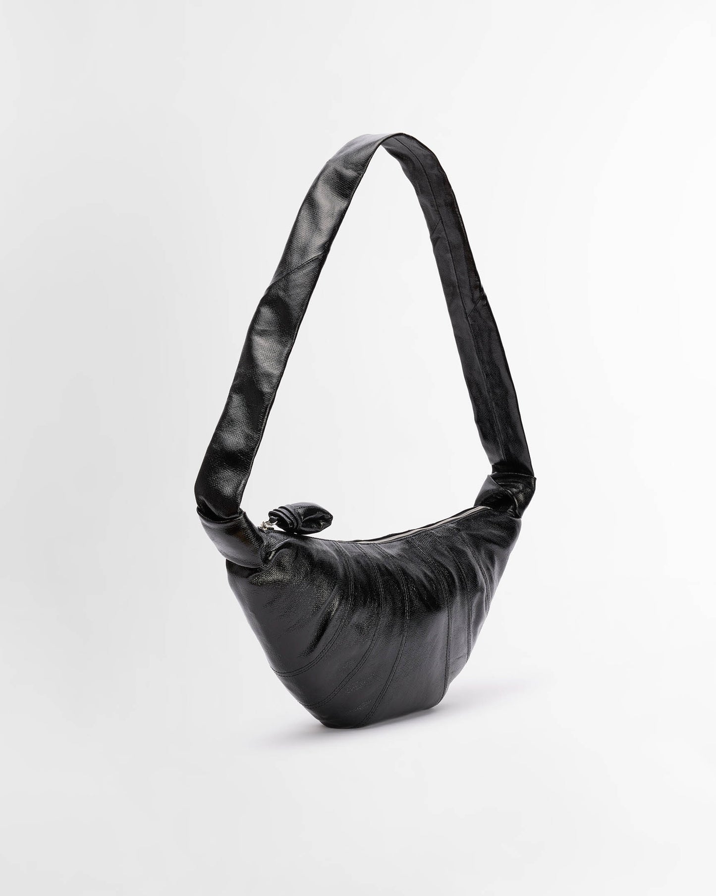 Medium Coated Cotton Croissant Bag