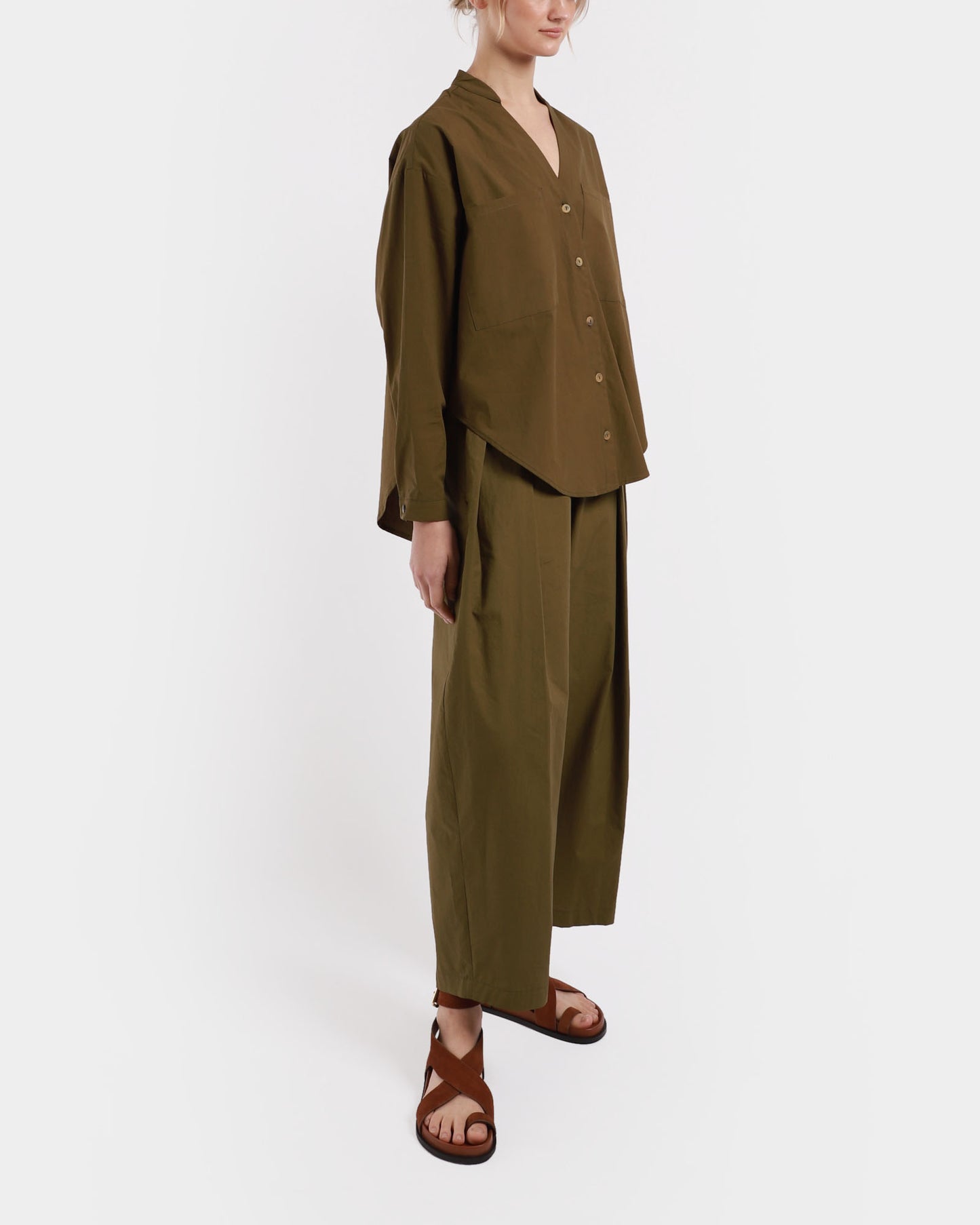 Oversize V-Neck Shirt