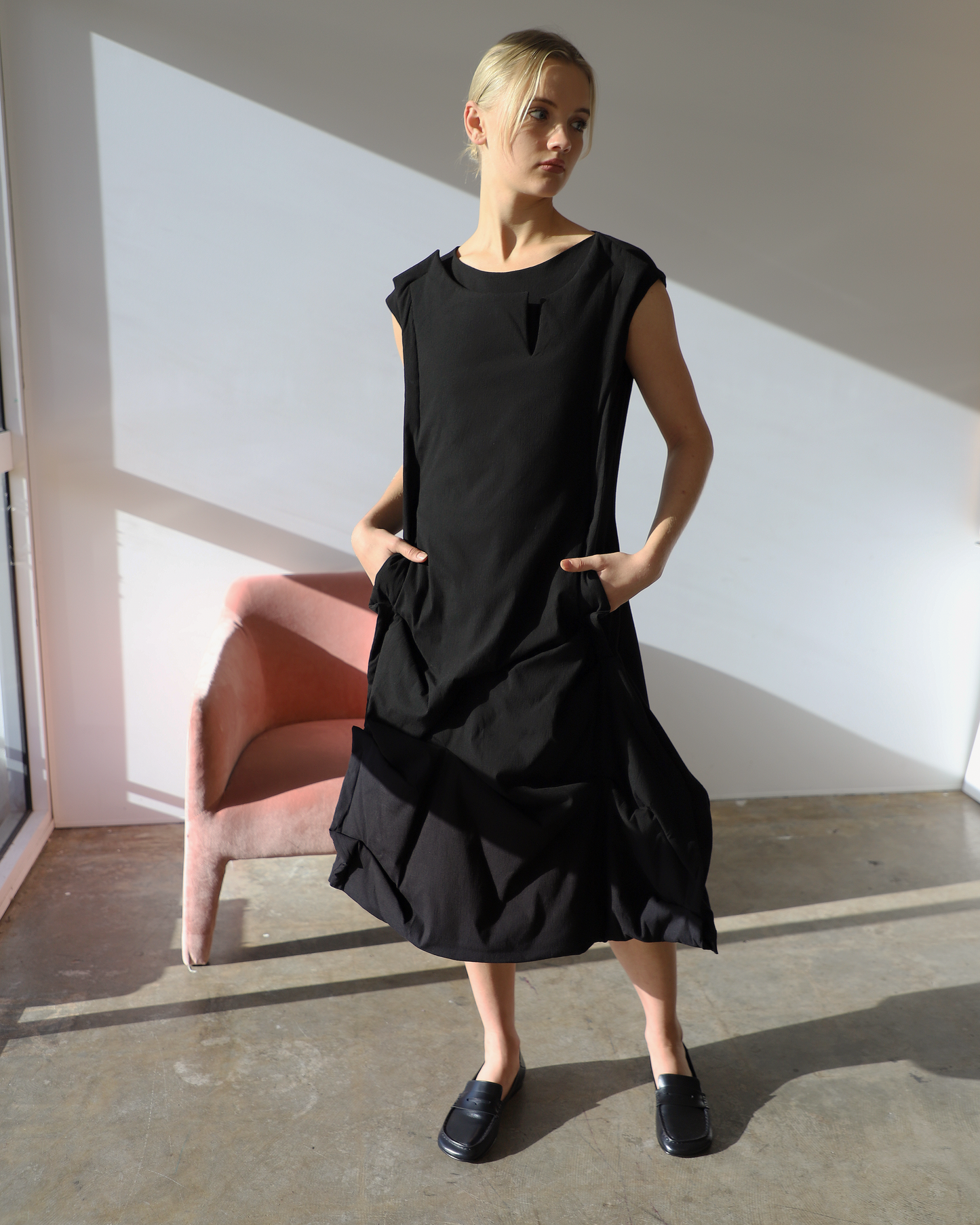 Ruched Hem Dress