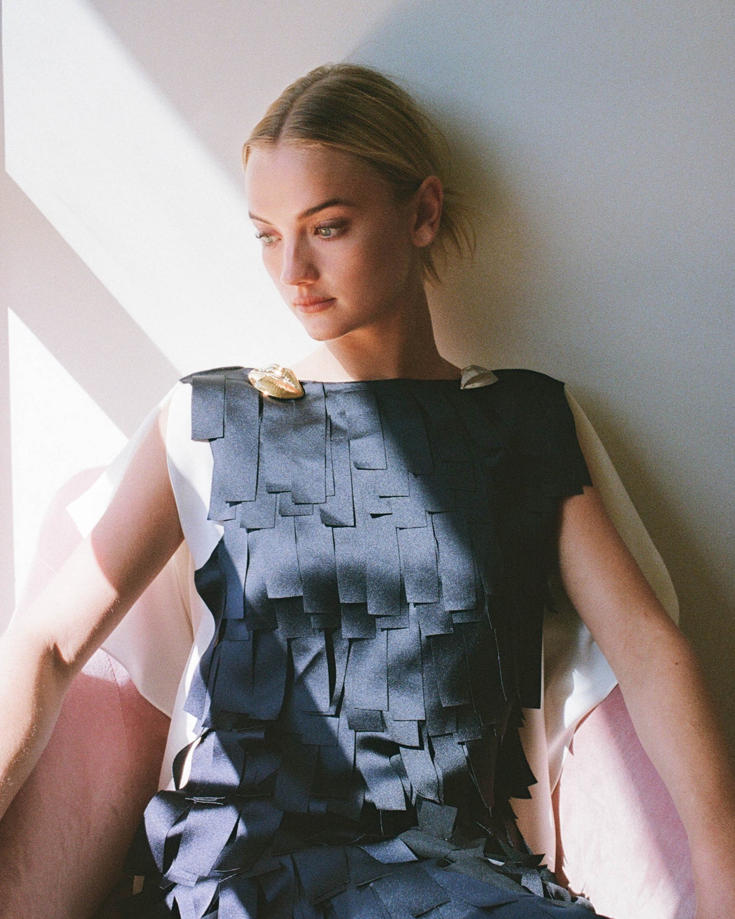 Metallic Lips Dress