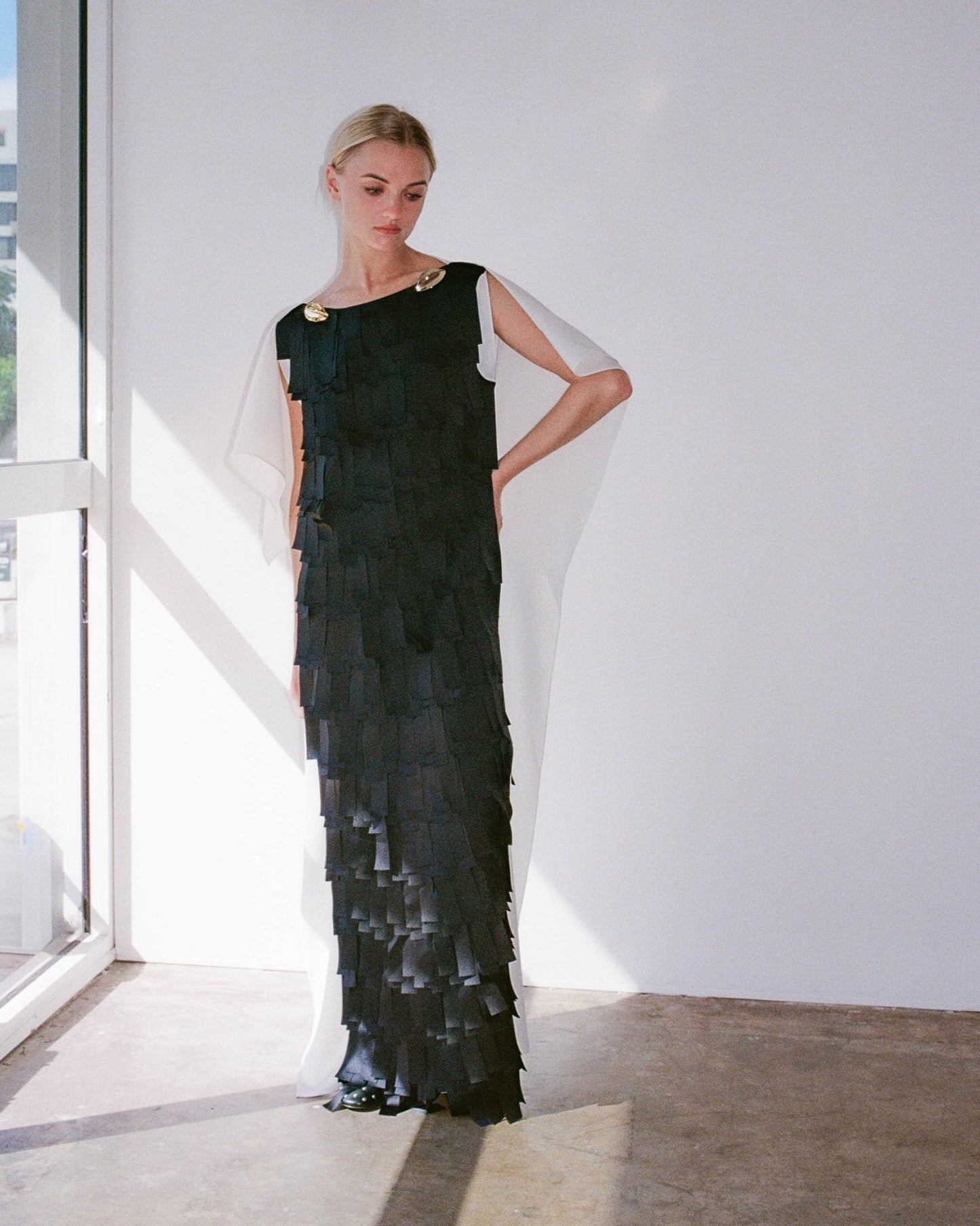 Metallic Lips Dress
