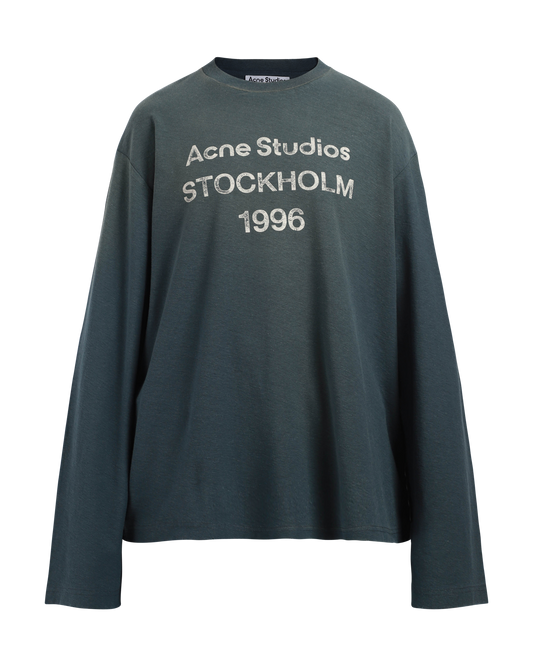 Distressed Long-Sleeve T-Shirt