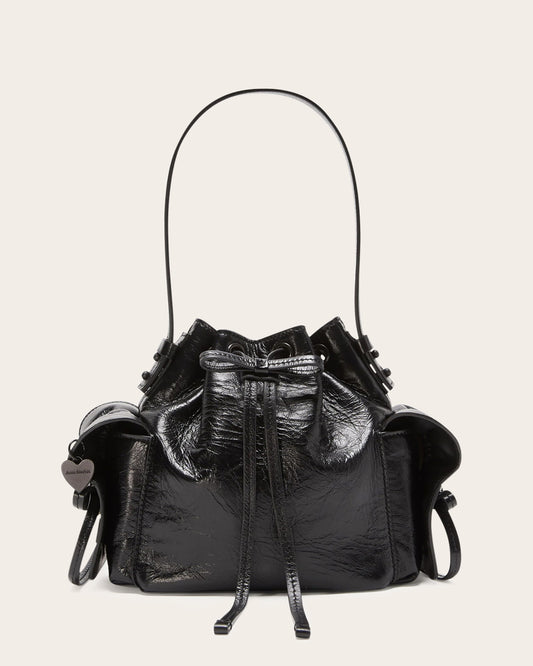 Multipocket Mini Bucket Bag
