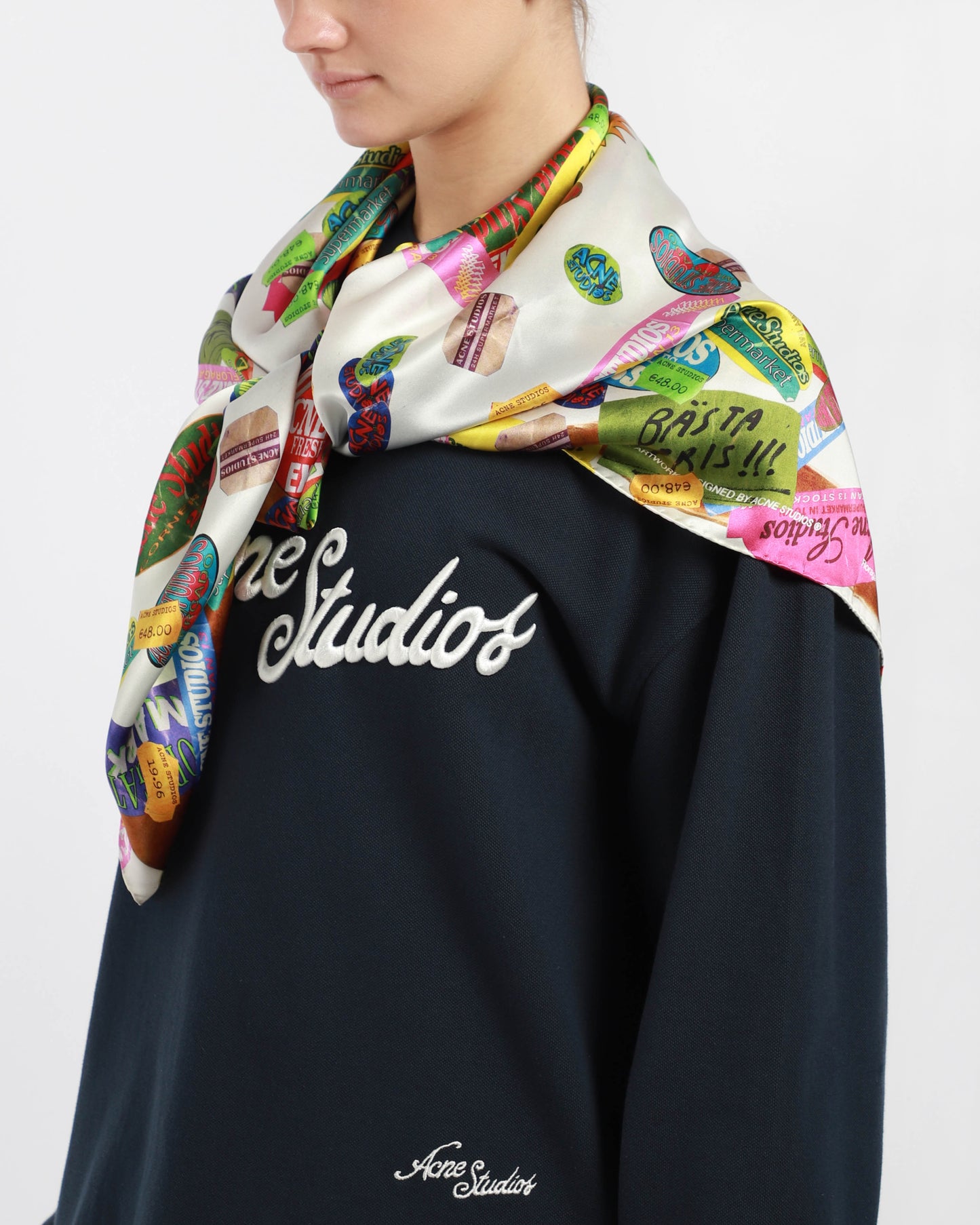Print Silk Scarf