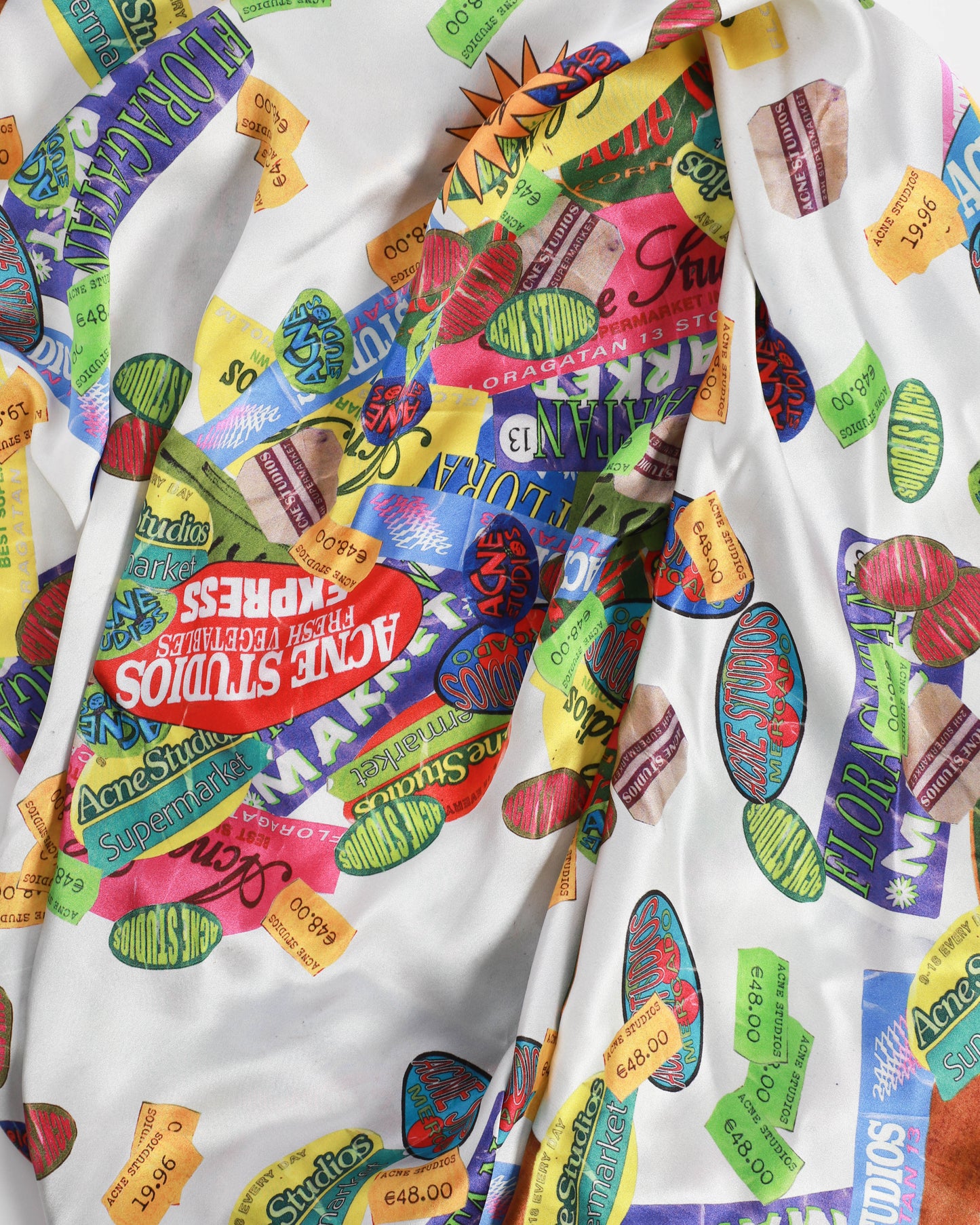Print Silk Scarf
