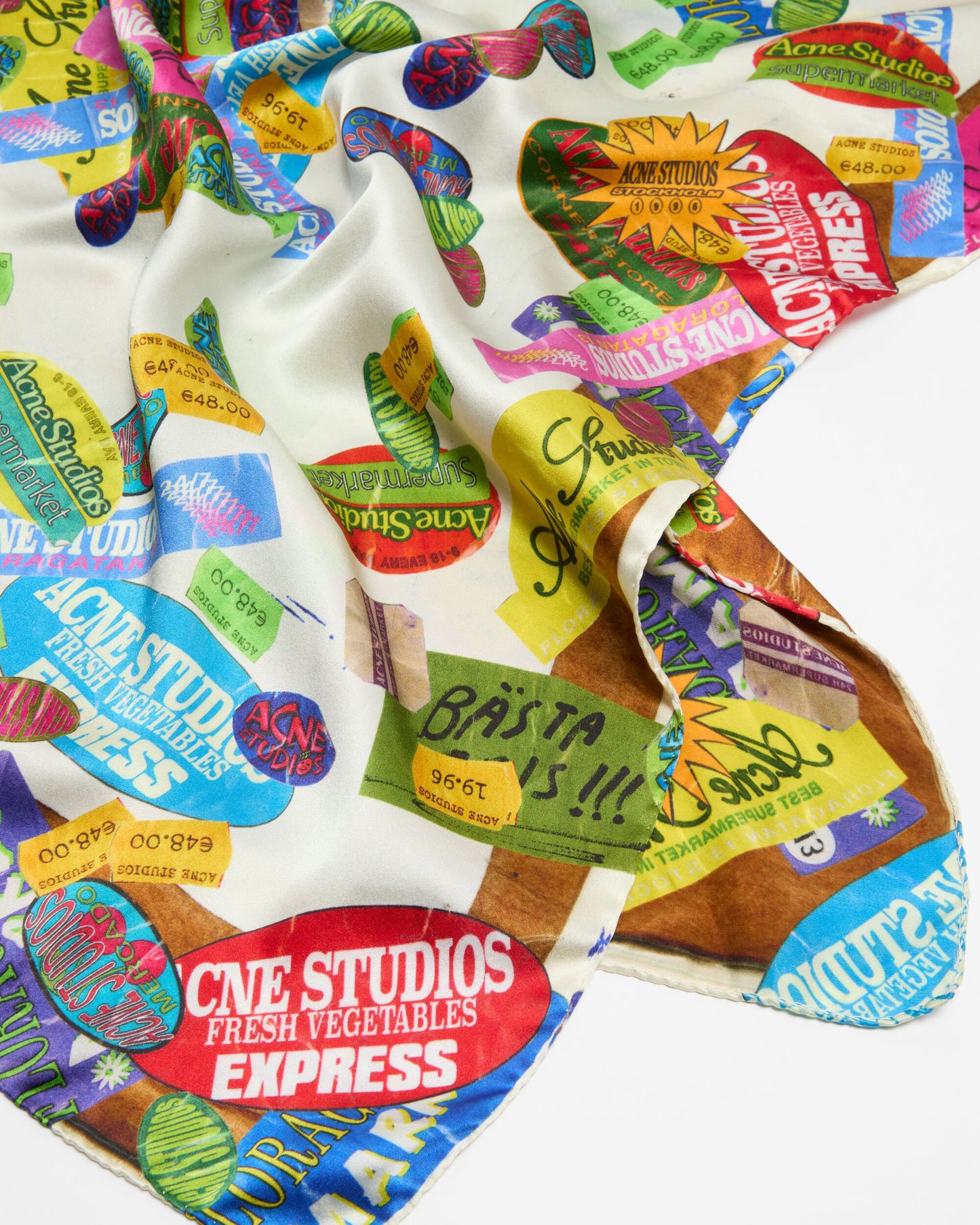 Print Silk Scarf