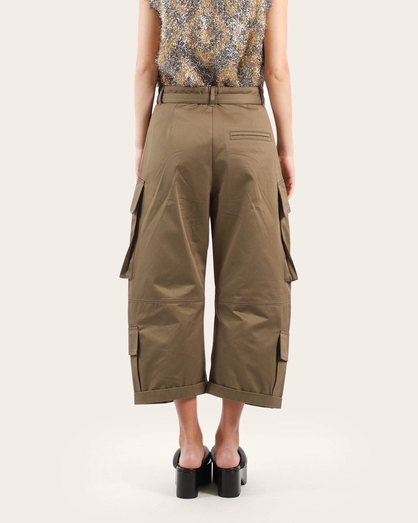 Cropped Cargo Trouser
