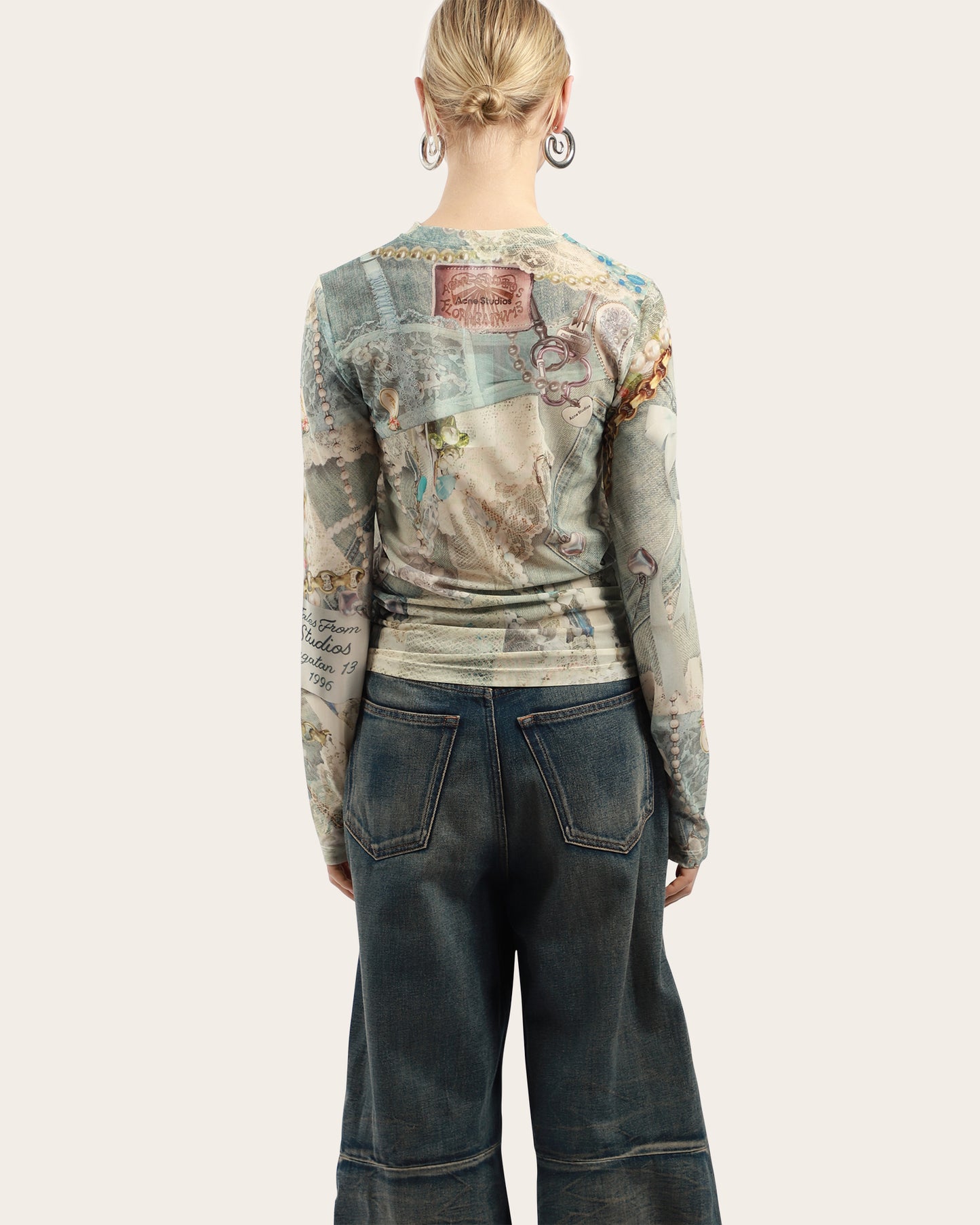 Exford Bow Mesh Top