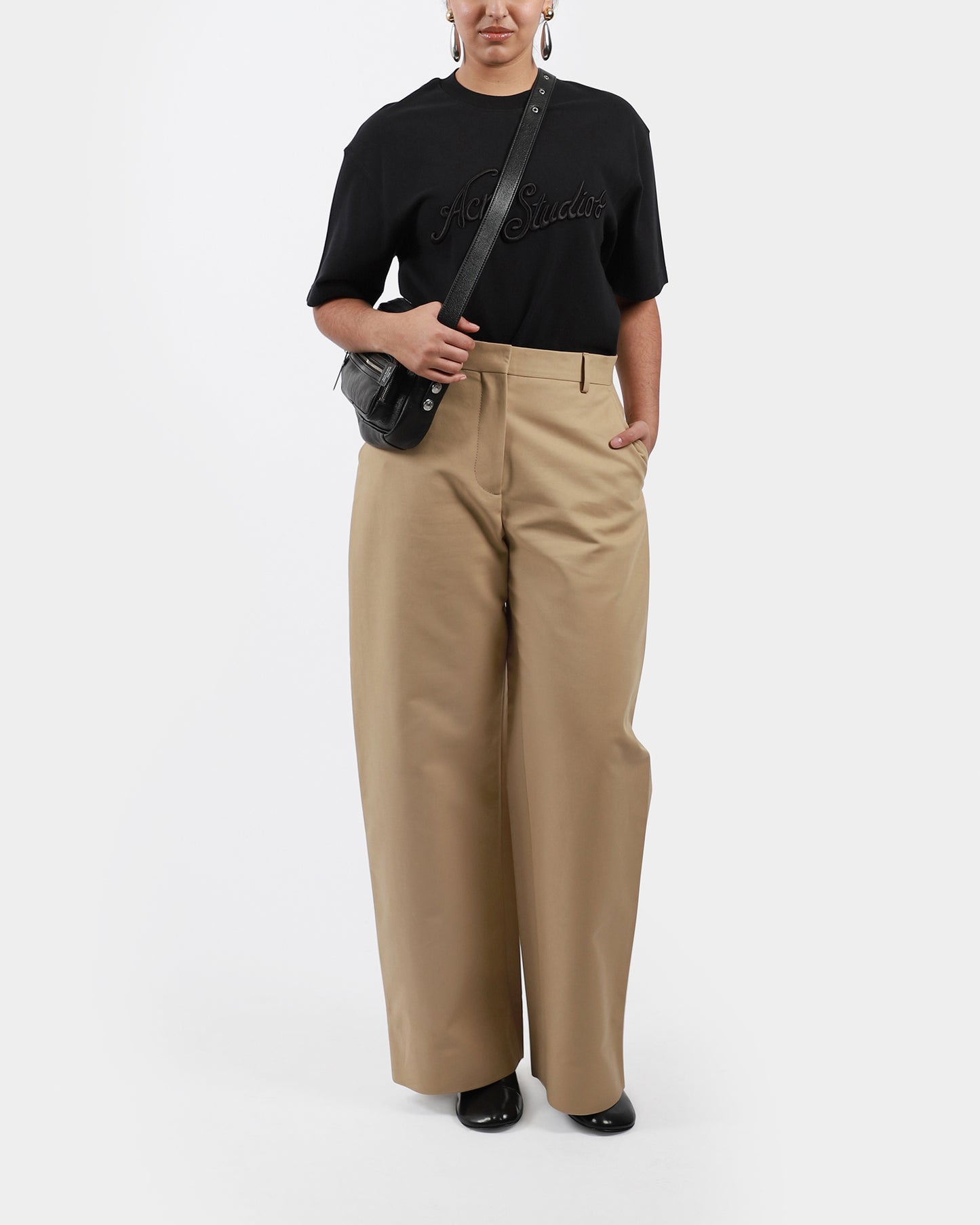 Tailored Satin Trousers
