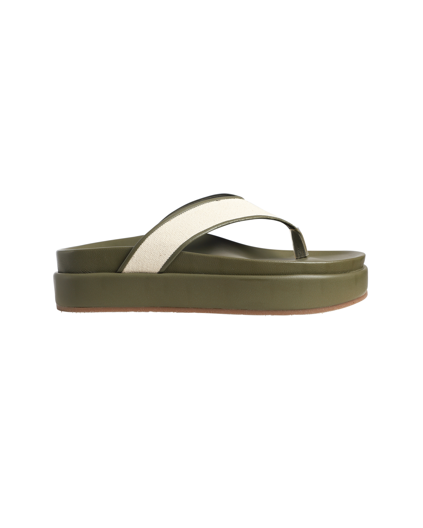 Charys Cotton Flatform Sandals