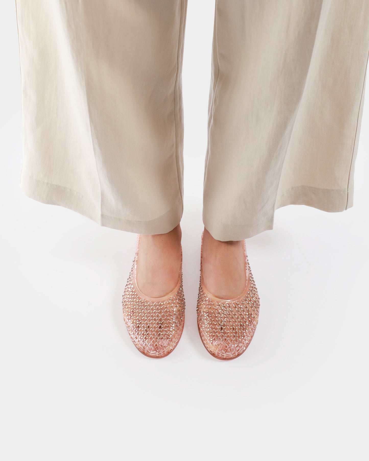 Iro Crystal Jelly Sandals