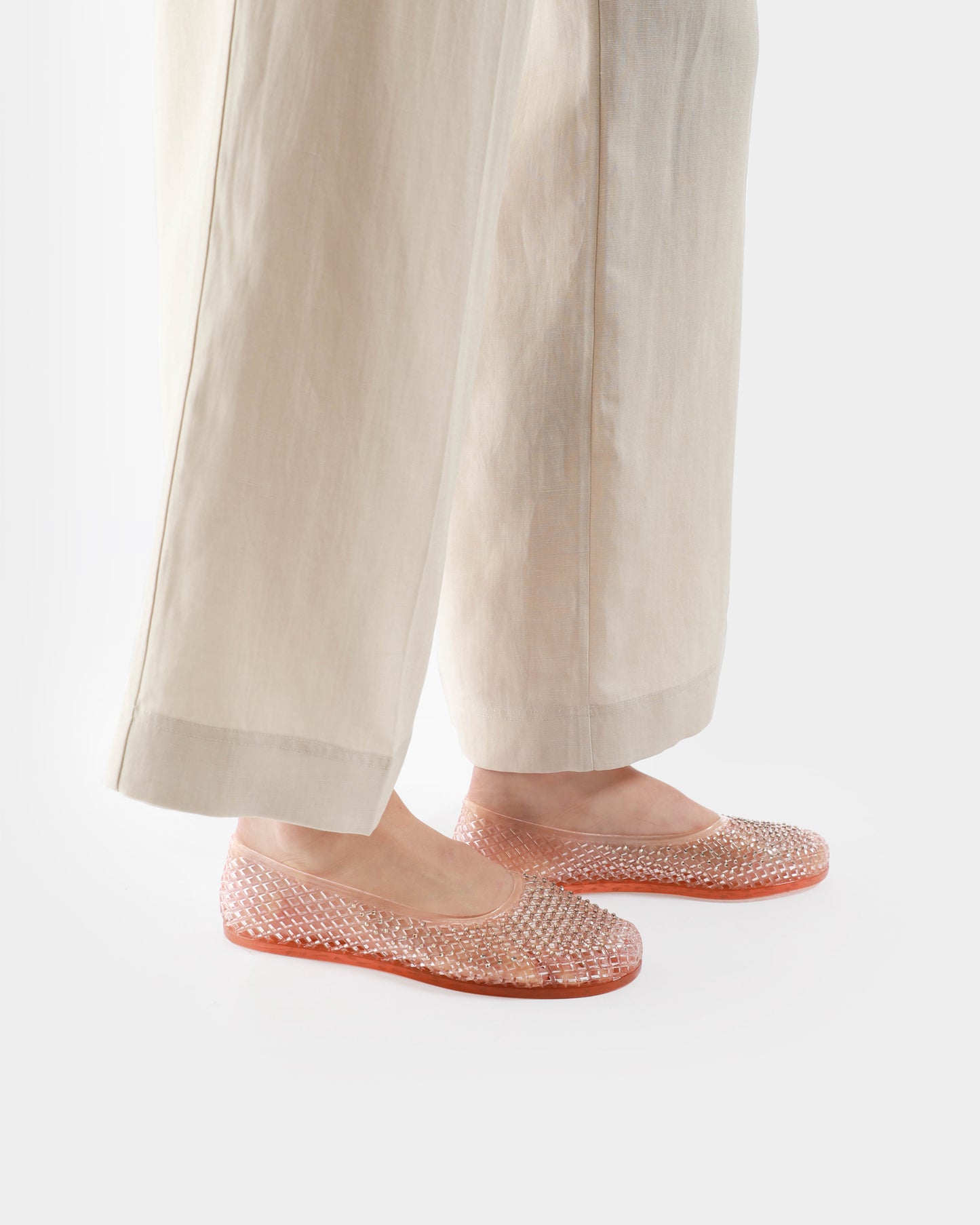 Iro Crystal Jelly Sandals
