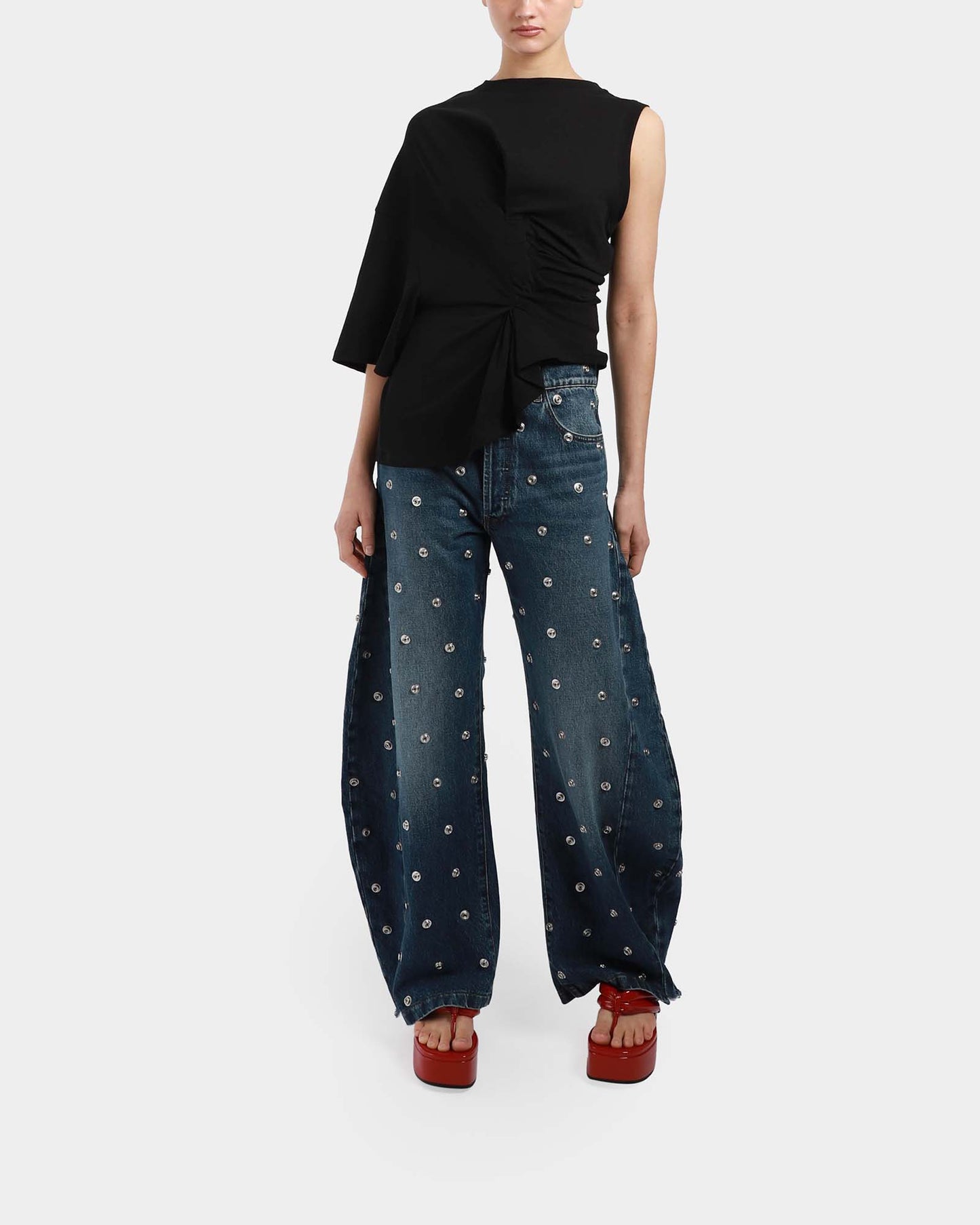 Knotted Jersey Top