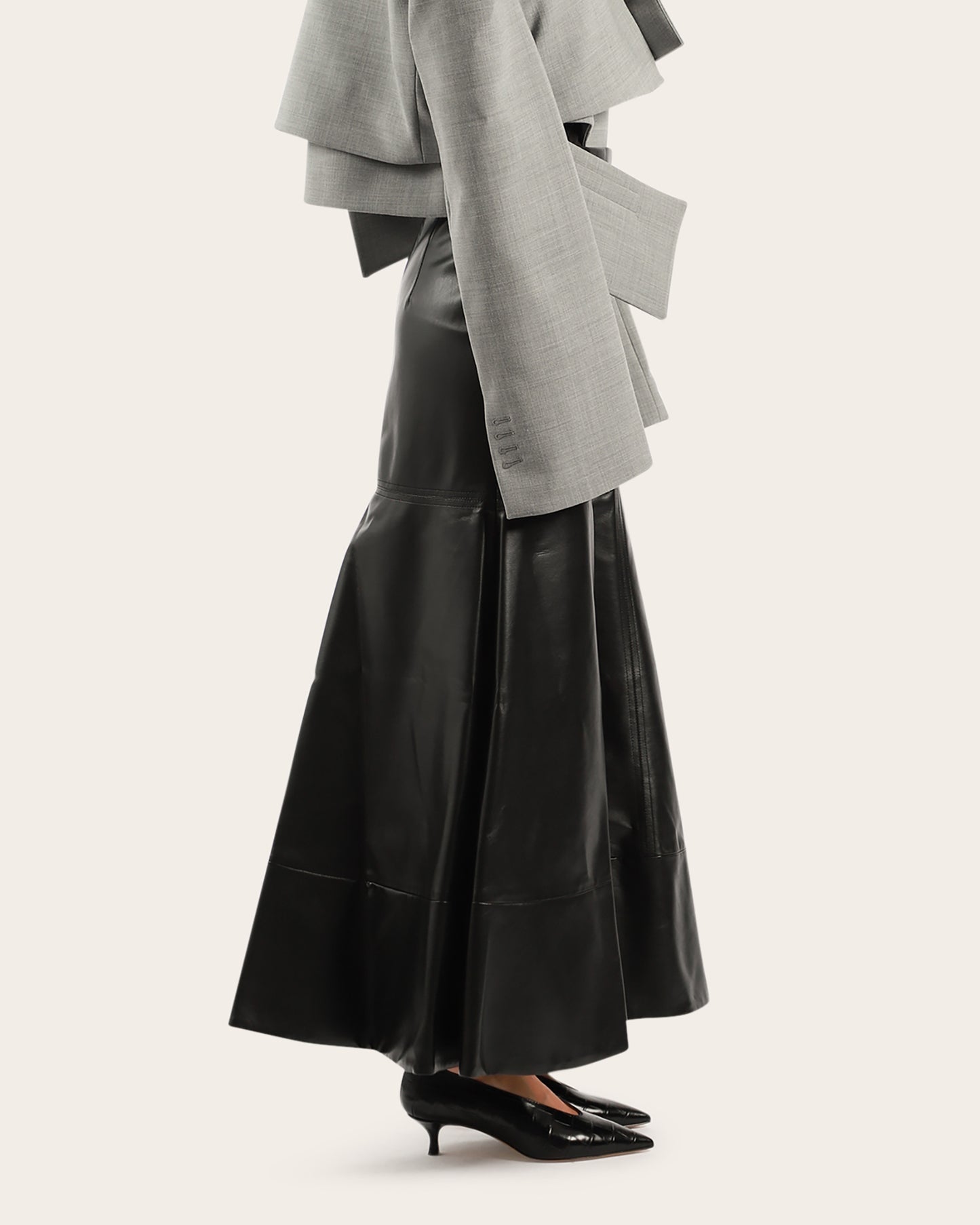 Flared Hem Skirt