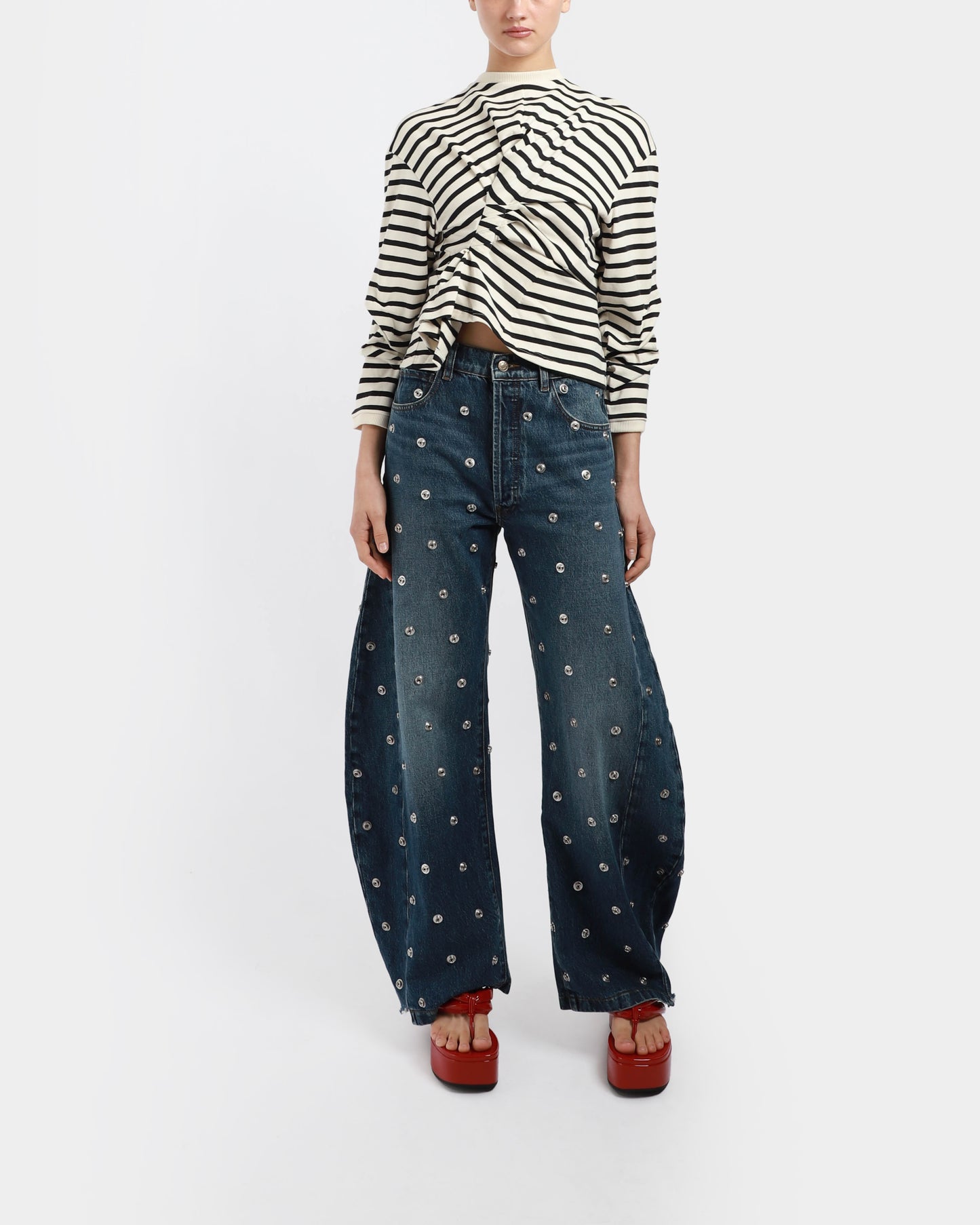 Knotted Jersey Top