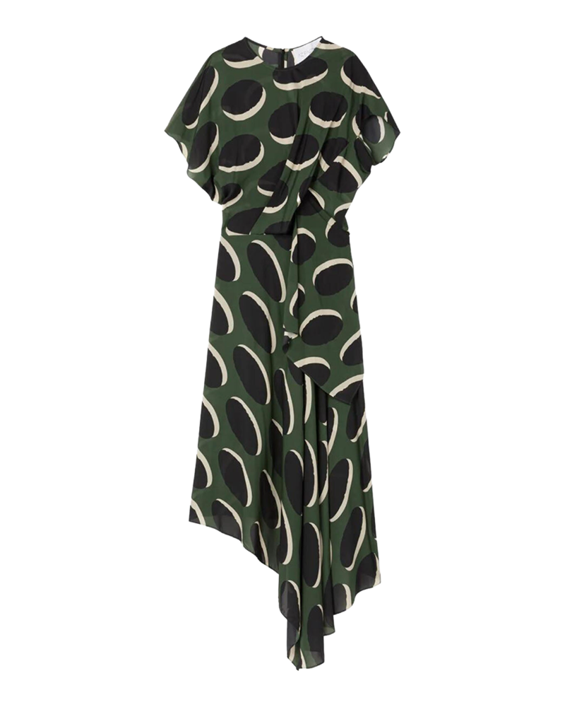 az-factory-x-colville-draped-asymmetric-dress-khaki-macaroon