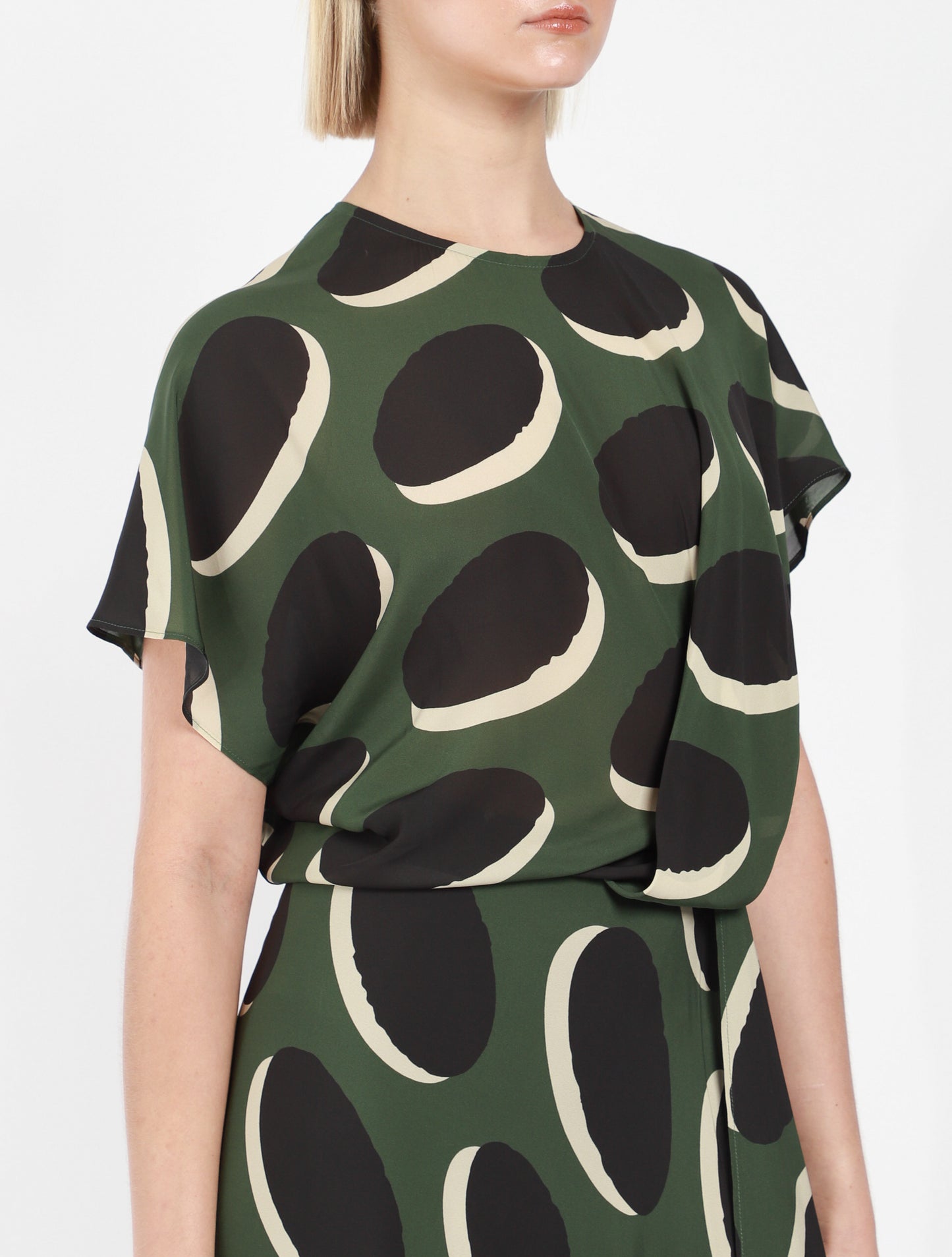X Colville Draped Asymmetric Dress