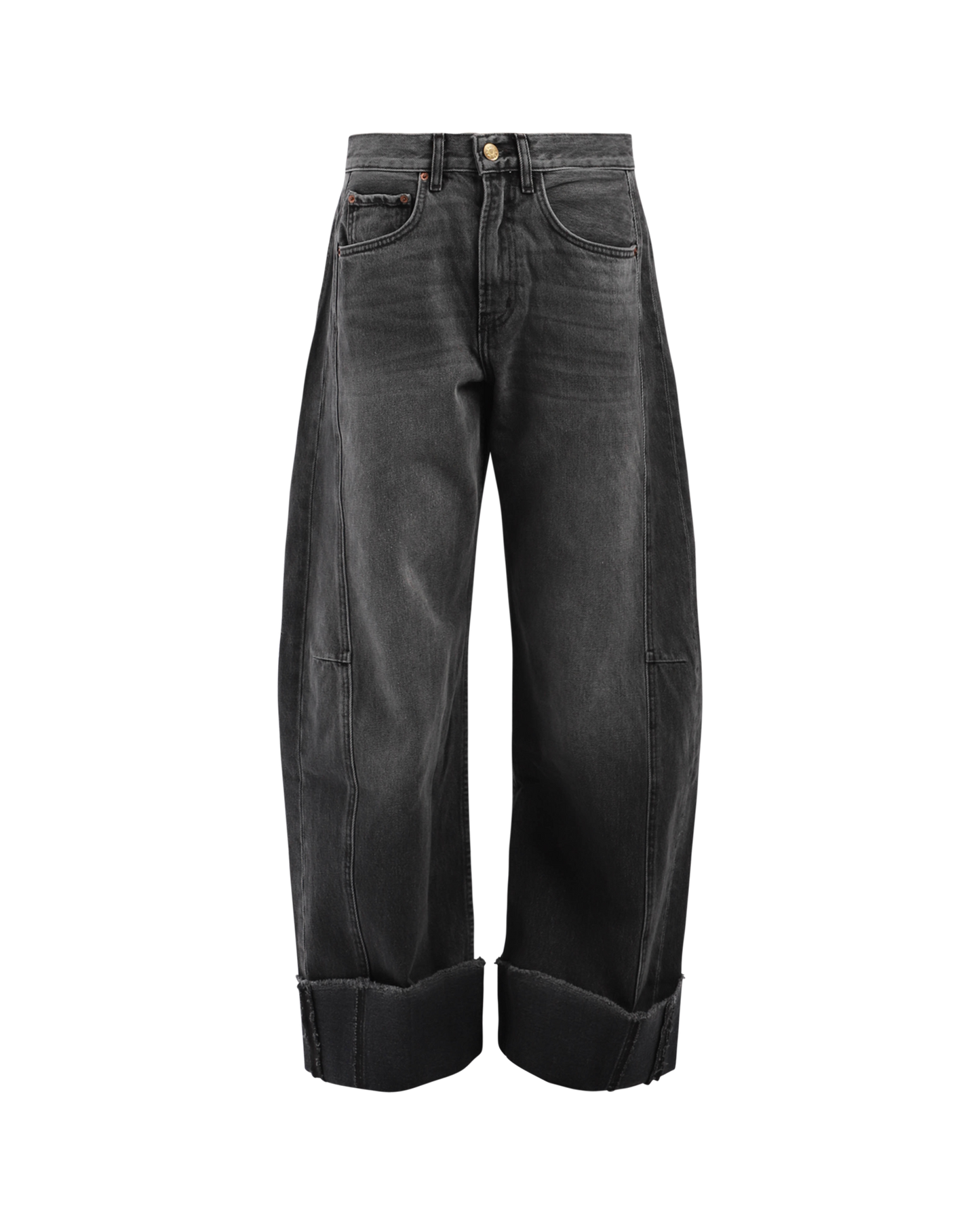 Relaxed Cuffed Lasso Jeans