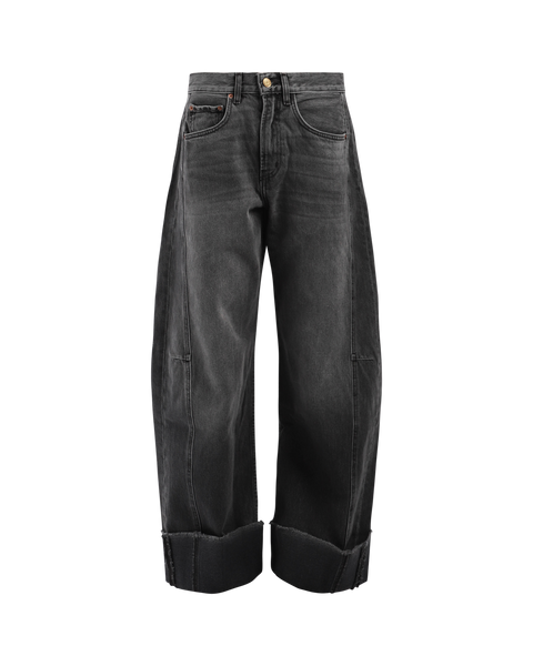 Relaxed Cuffed Lasso Jeans