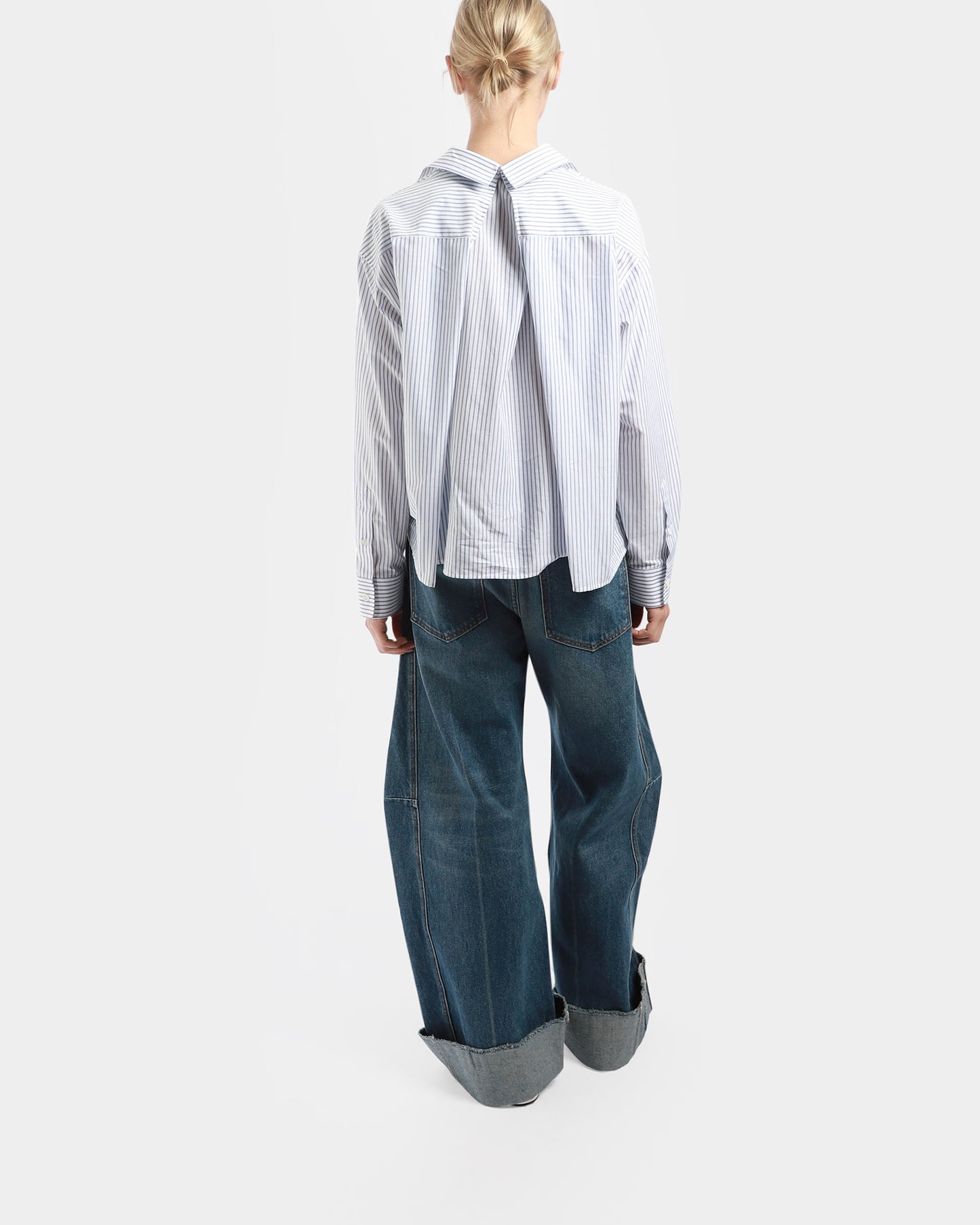 Relaxed Cuffed Lasso Jeans