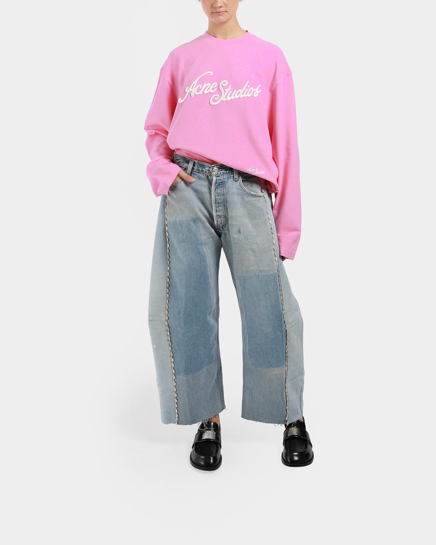Vintage Lasso Jeans With Lace