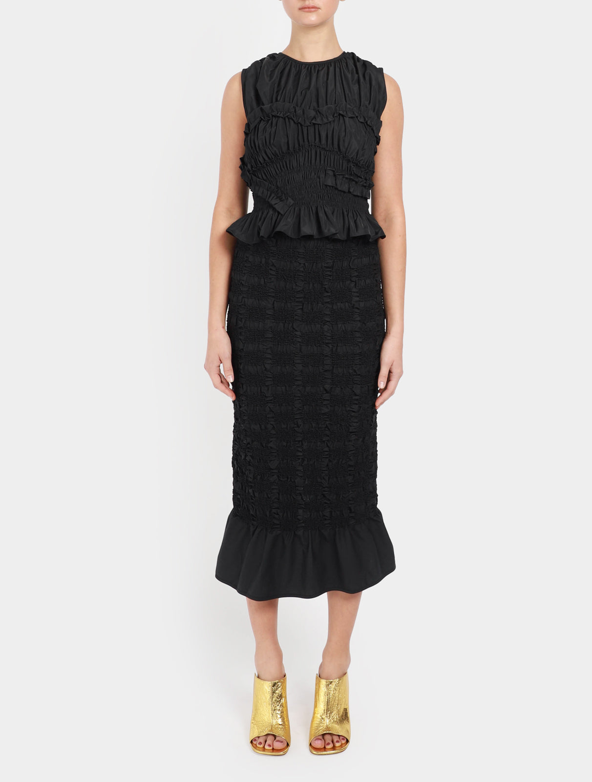 Ugne Smocked Skirt