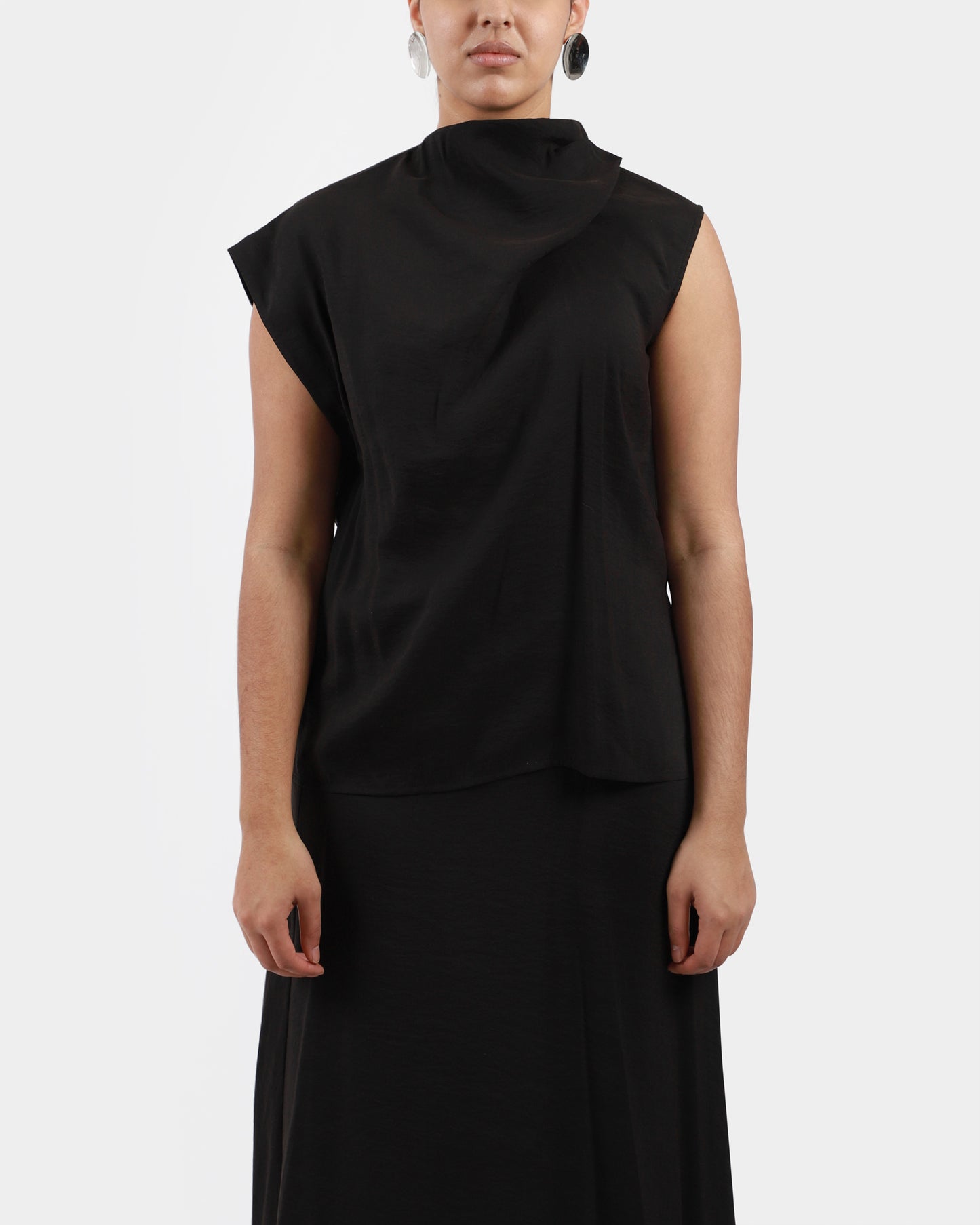 Teiho Draped Neck Top