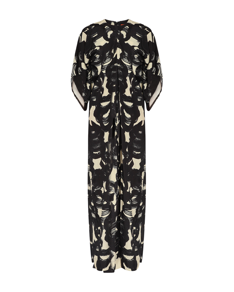 colville-cocoon-dress-black-ecru