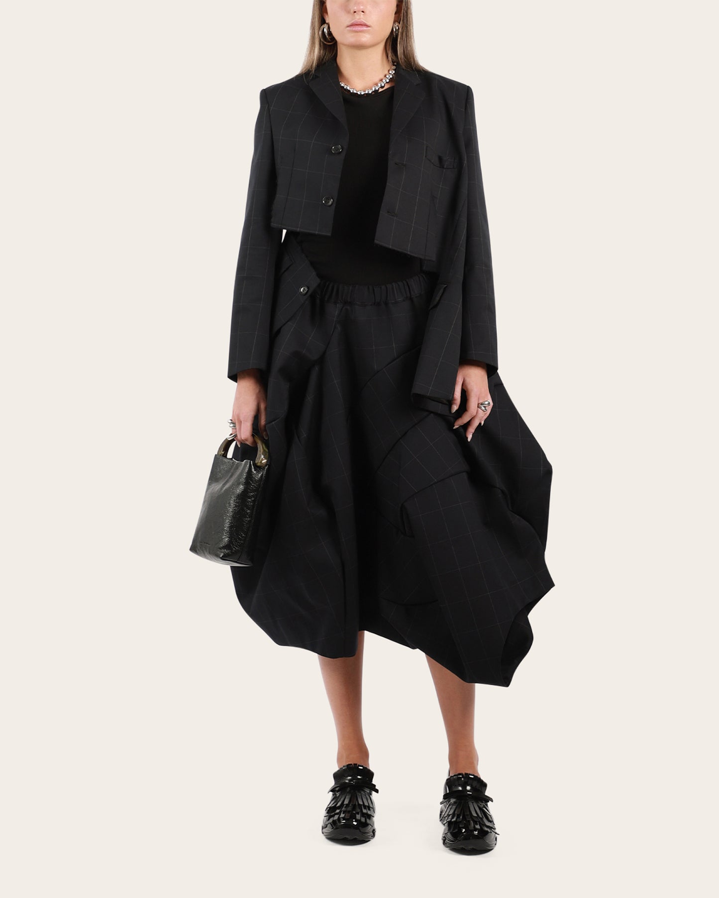 Voluminous 3D Detail Skirt