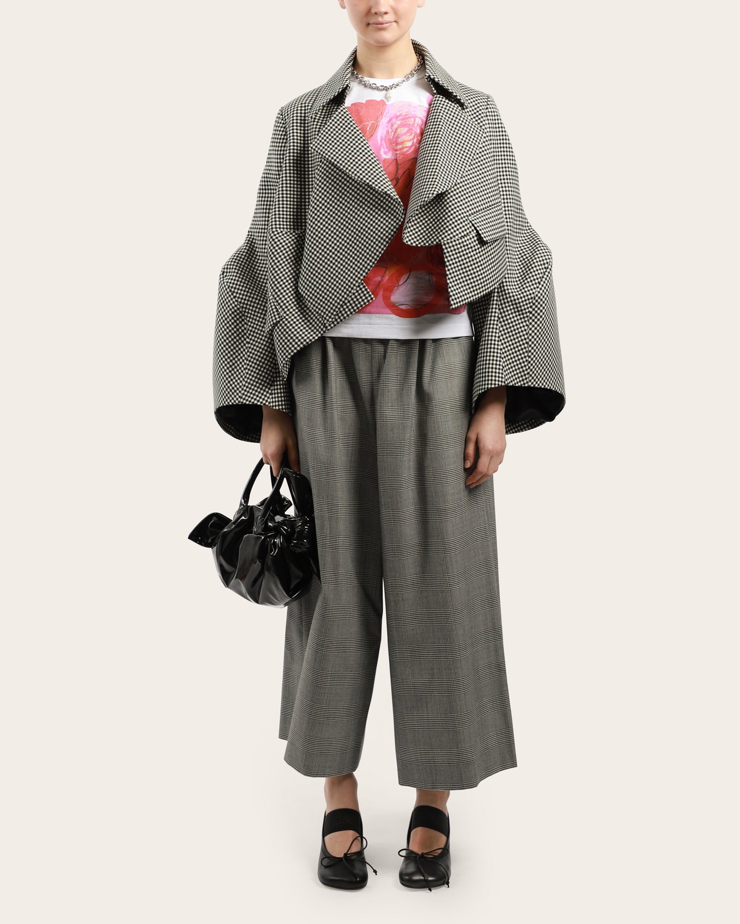 Checked Culotte