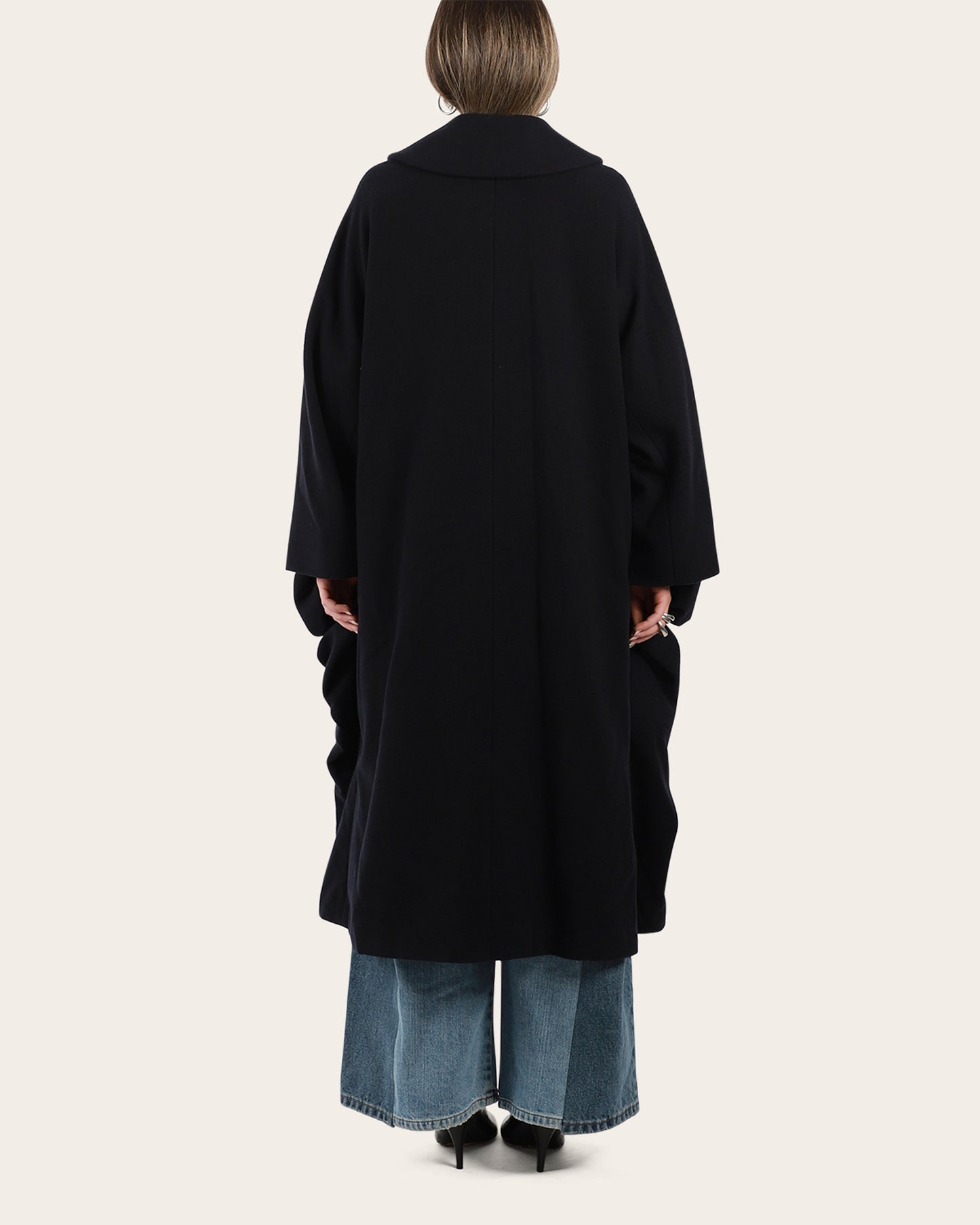 Bow Wool Coat
