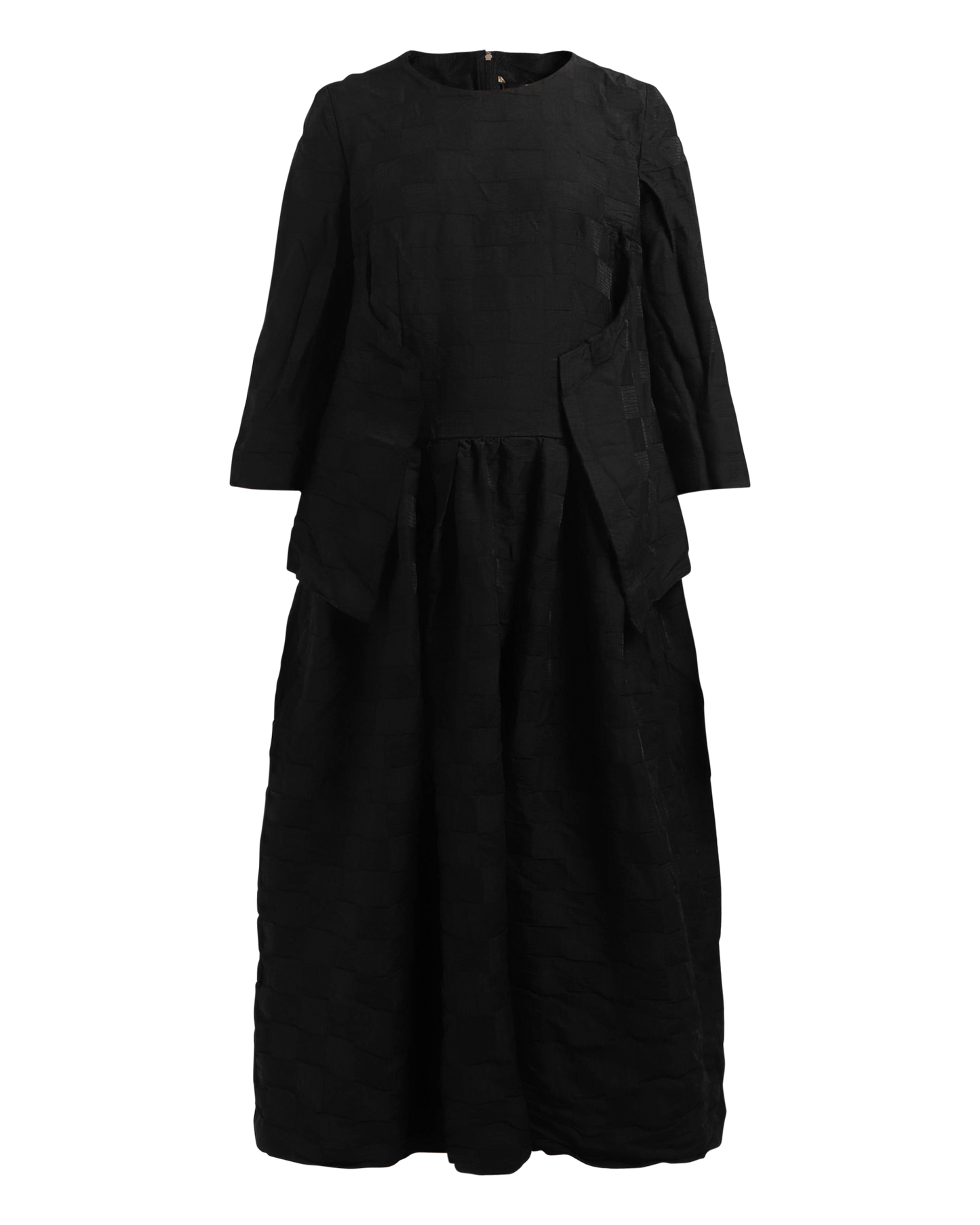 Check Embossed Dress