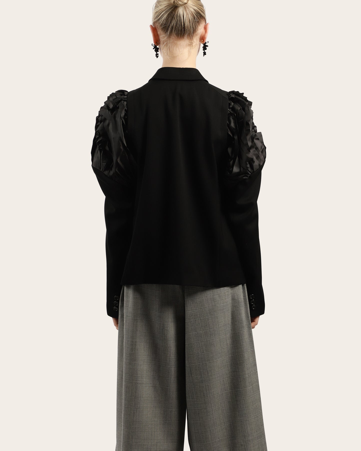 Shoulder Ruffle Jacket