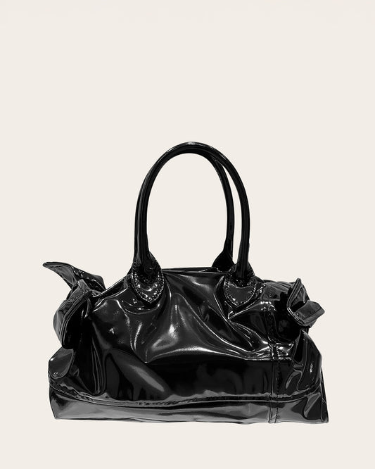 Black Tie Detail Bag