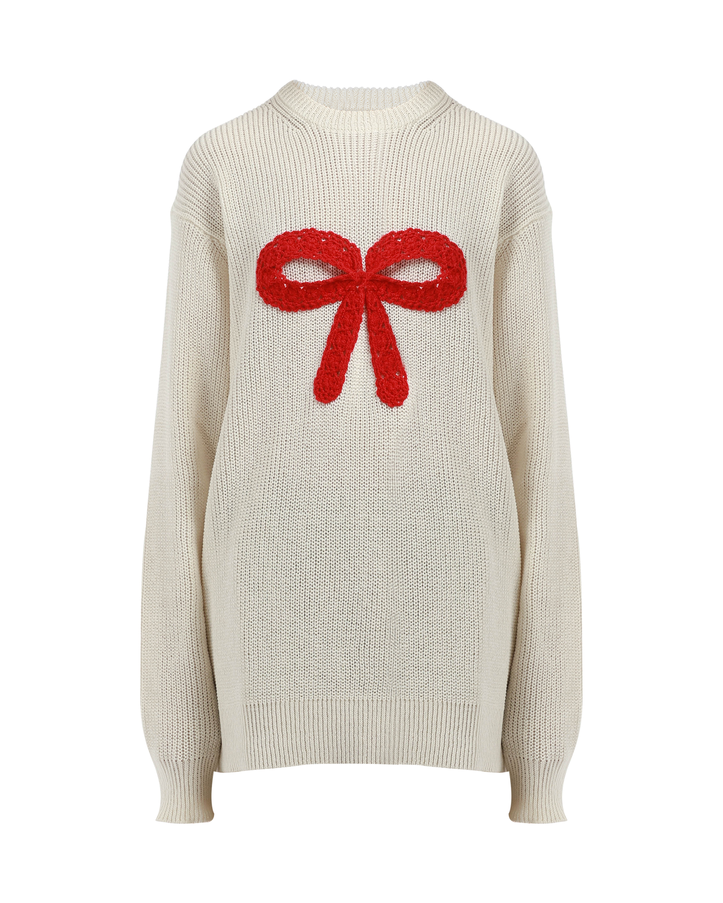 Crochet Bow Sweater