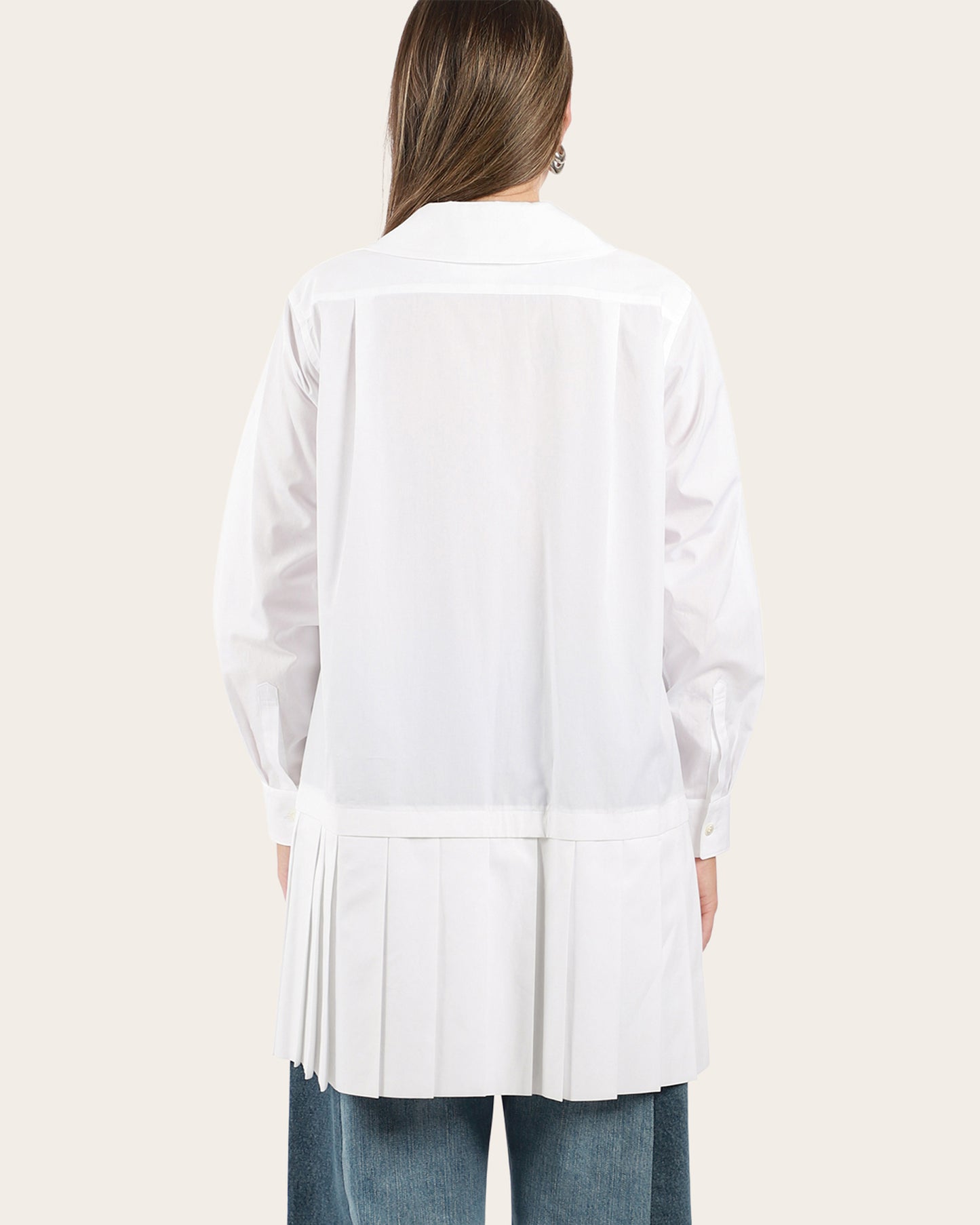 Pleated Hem Blouse