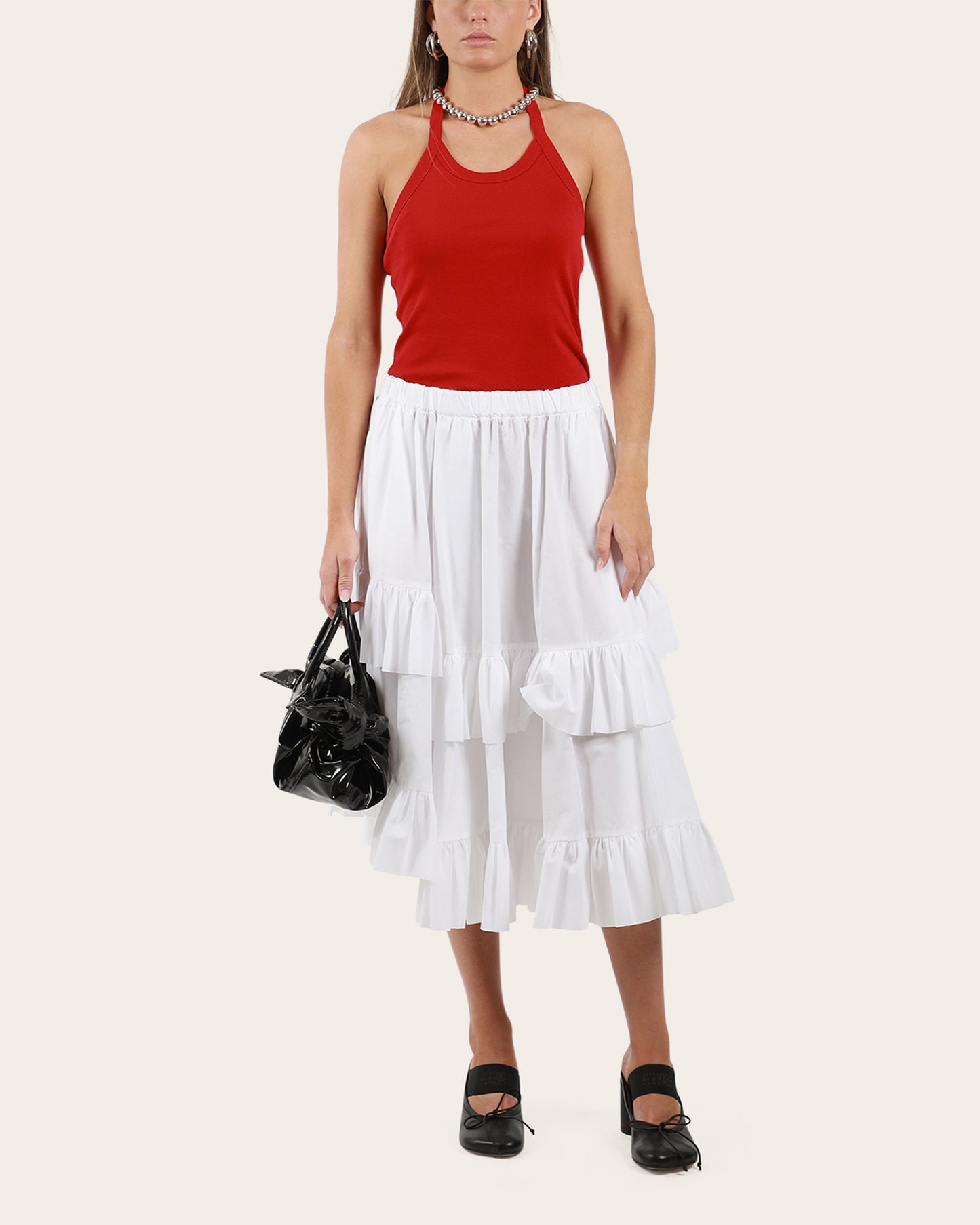 Ruffle Tiered Skirt