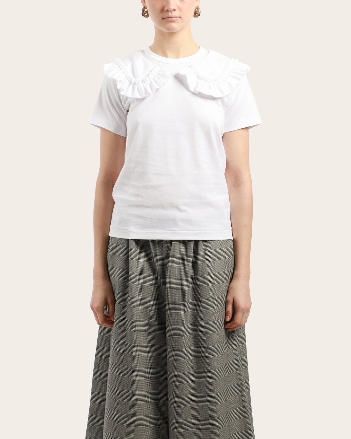 Ruffle Collar Tee