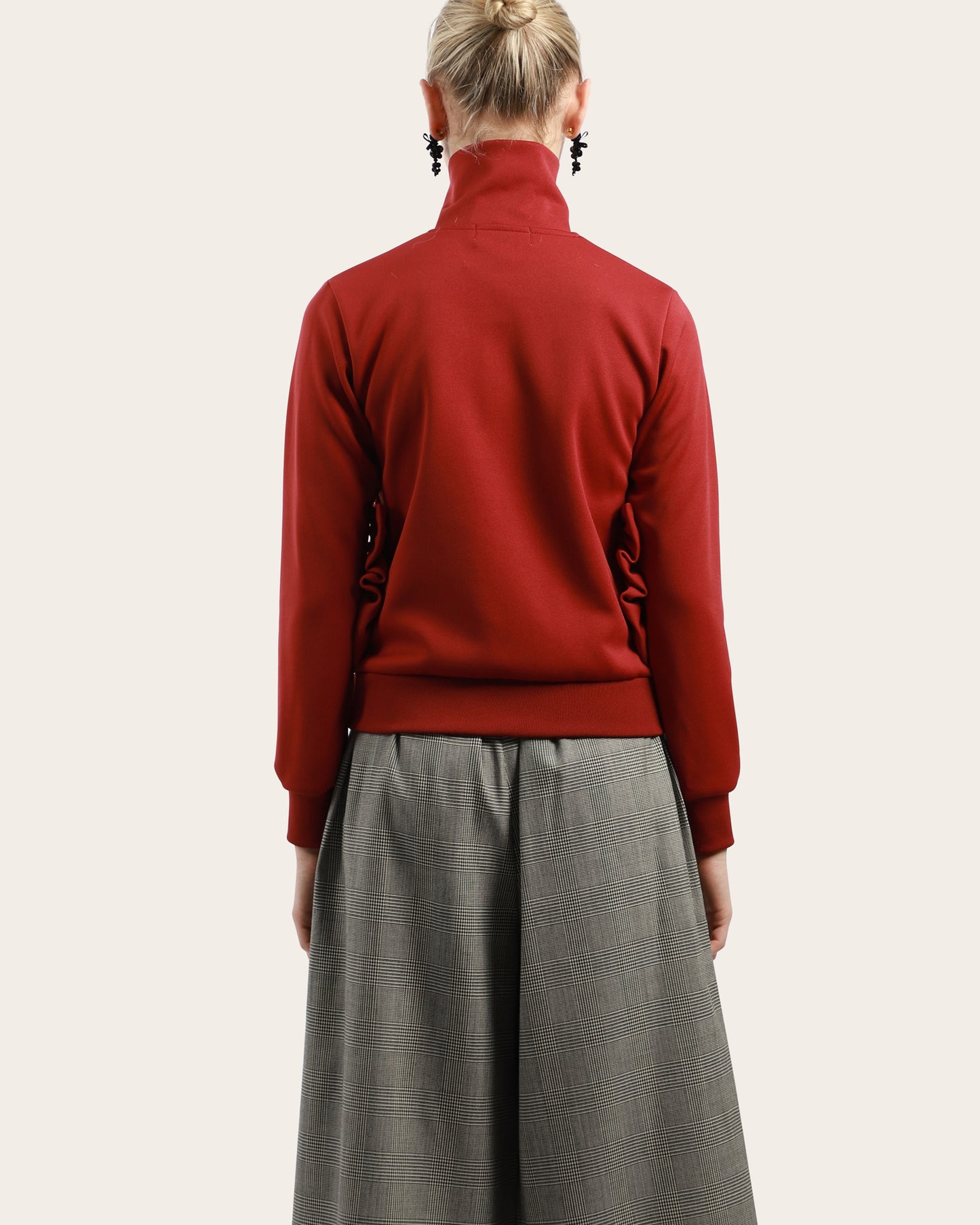 Ruffle Pocket Sweatshirt