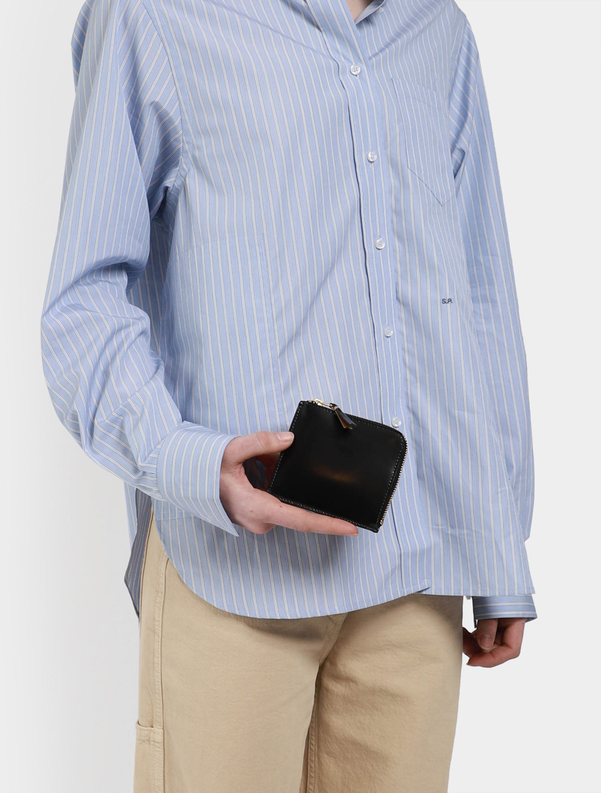 Mirror Inside Side Zip Wallet