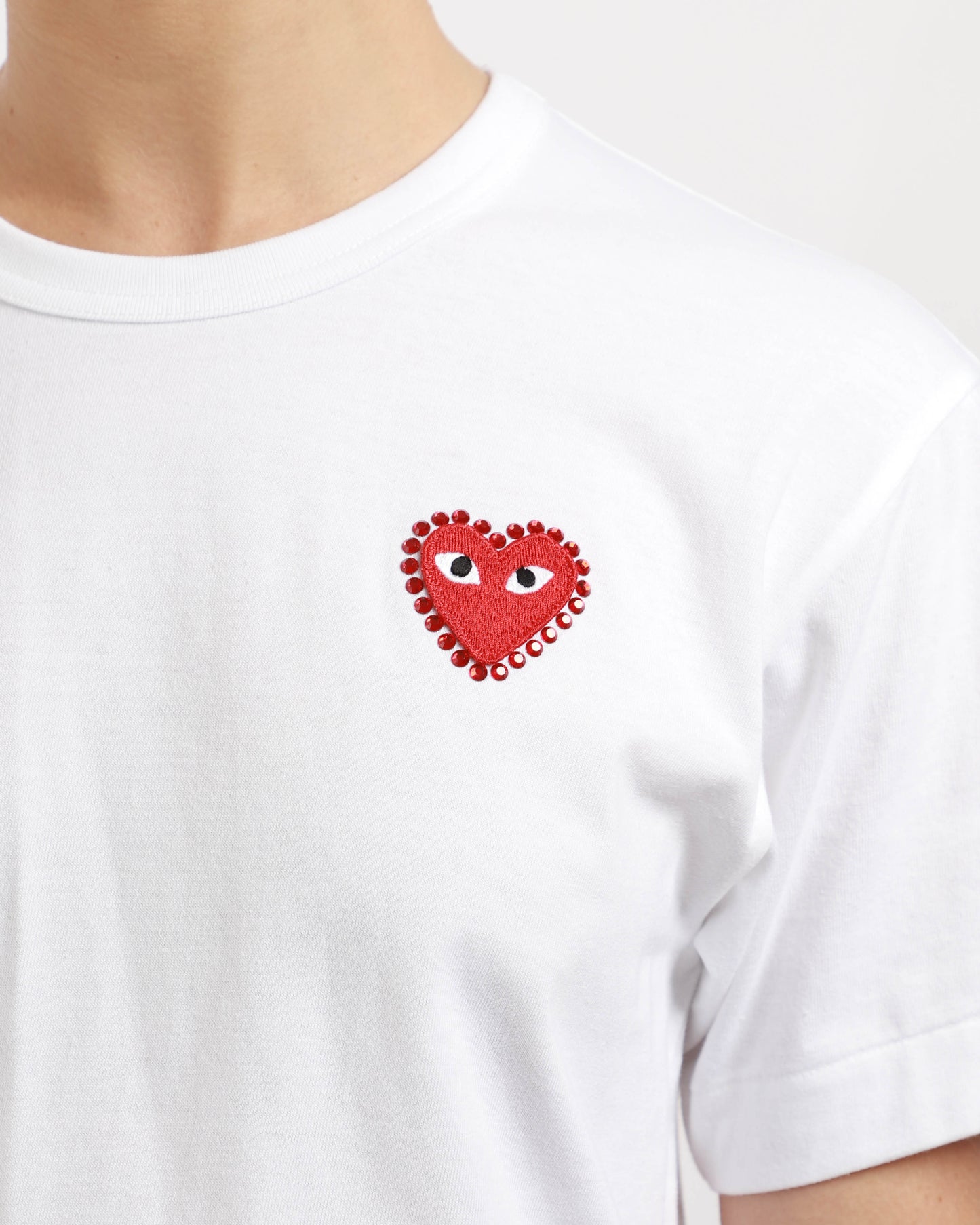 Rhinestone Heart SS T-Shirt