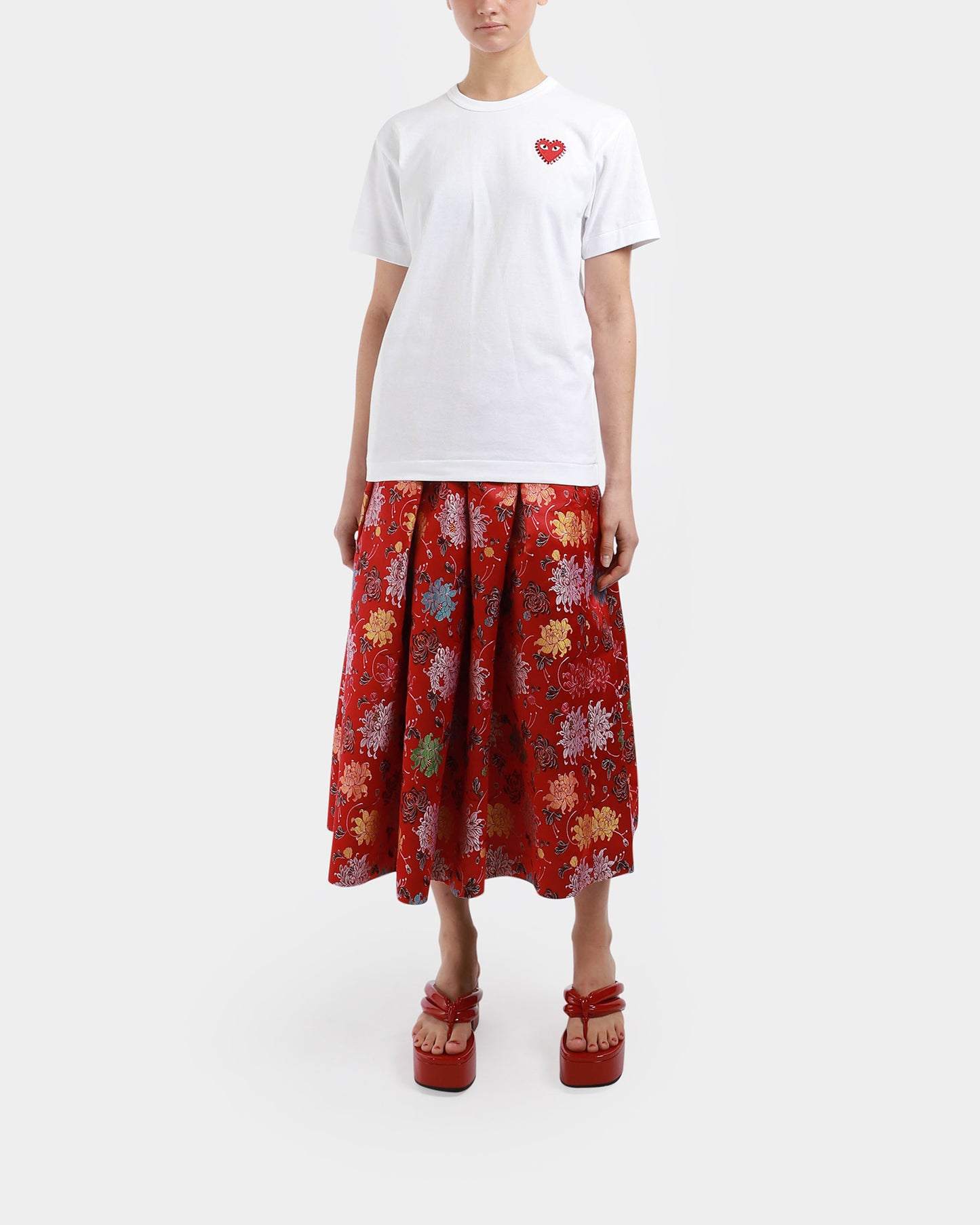 Rhinestone Heart SS T-Shirt
