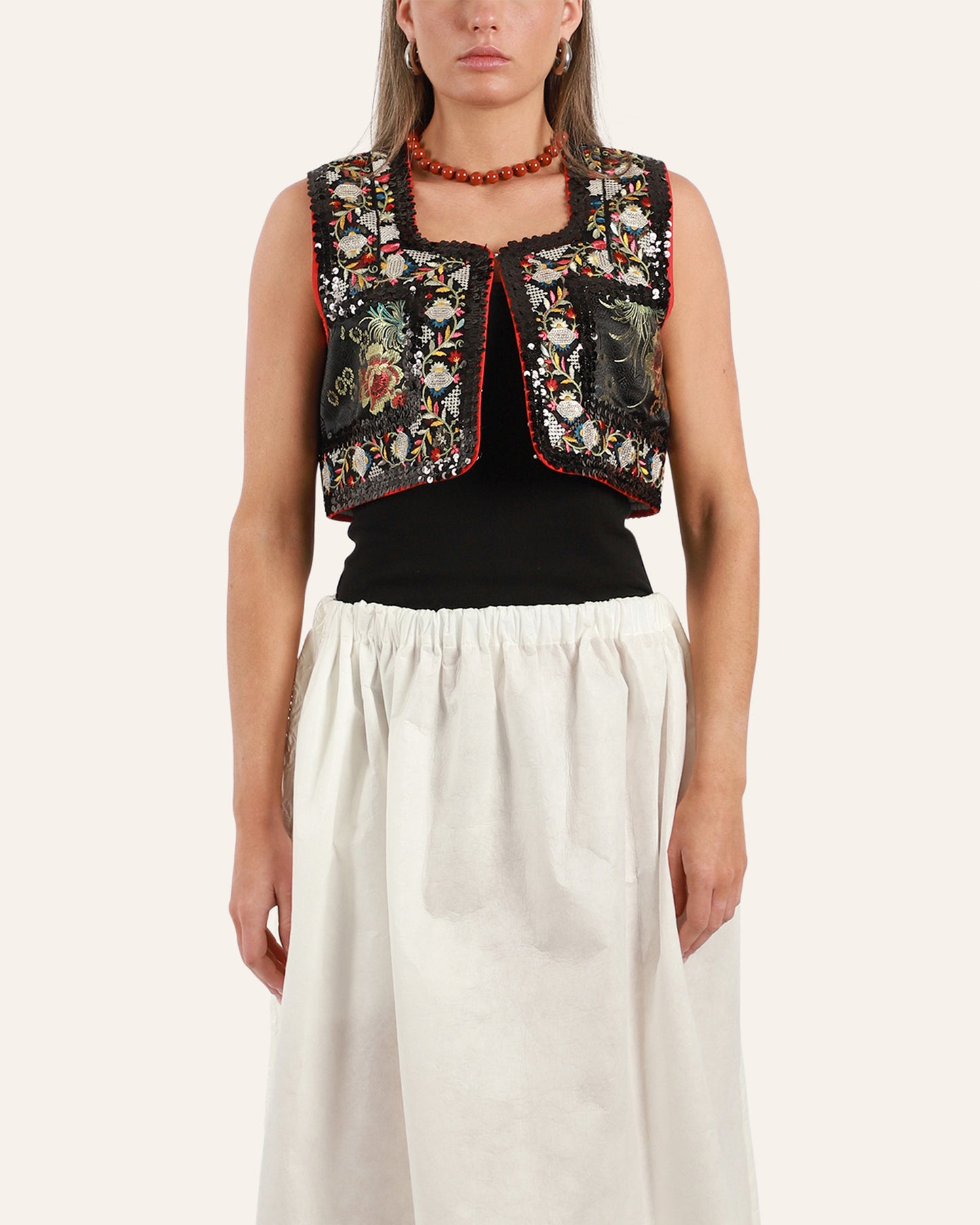 Embellished Vest
