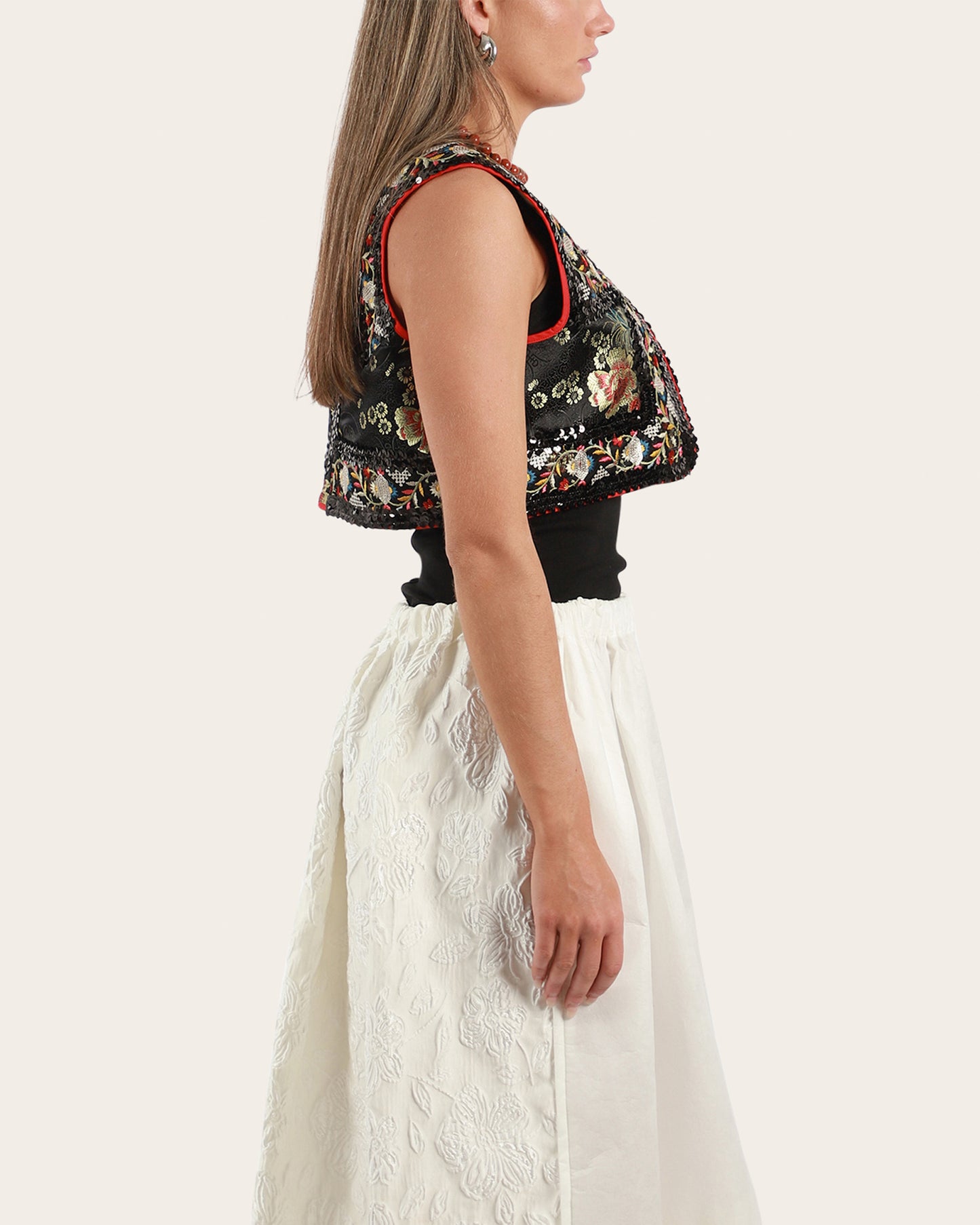 Embellished Vest
