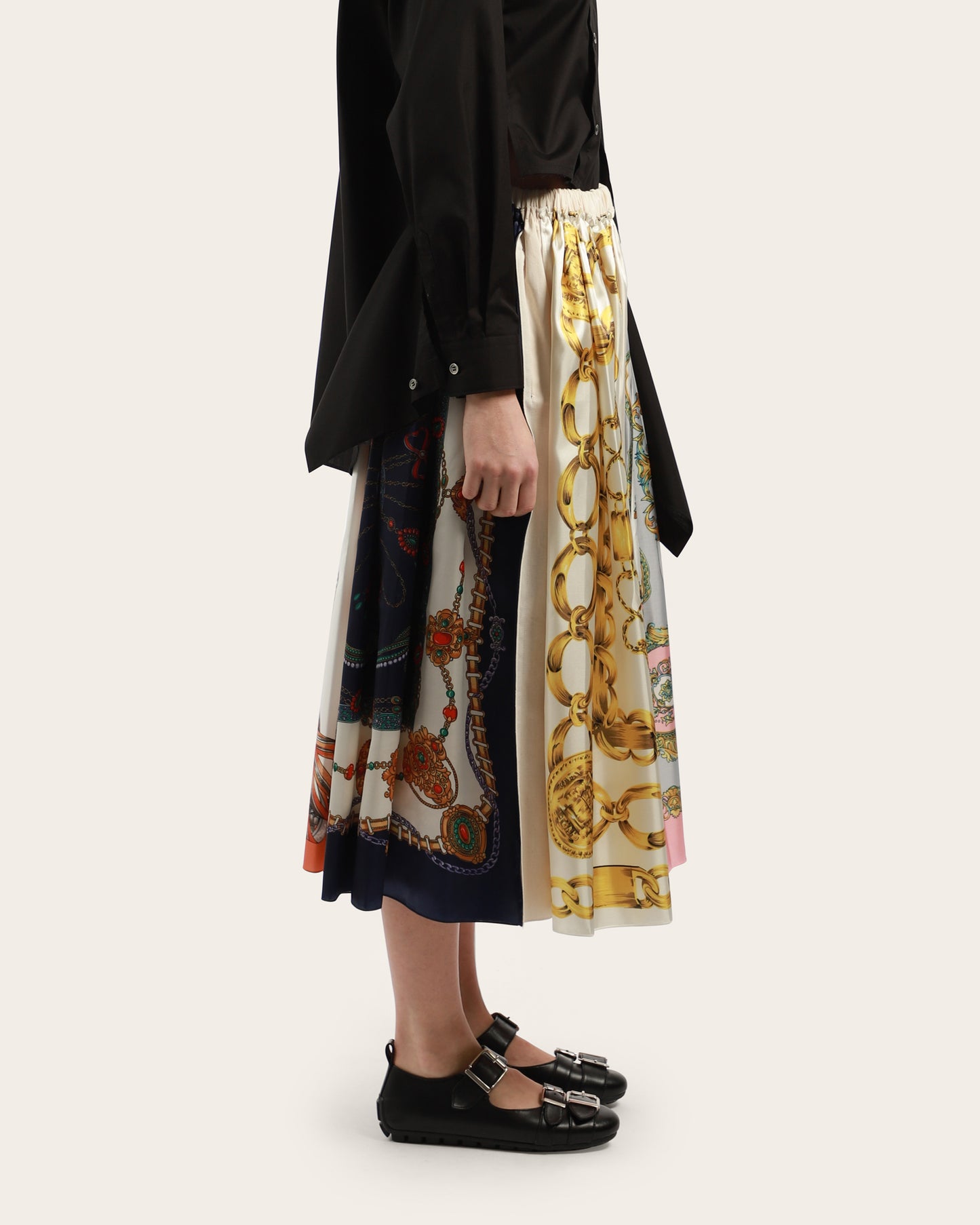 Chain Print Skirt