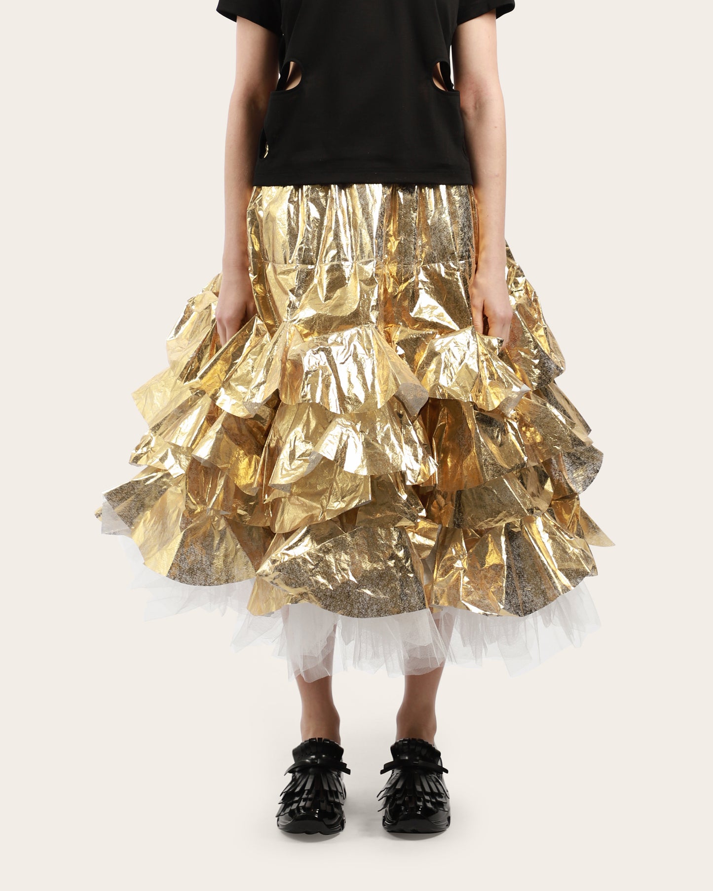 Voluminous Tiered Skirt