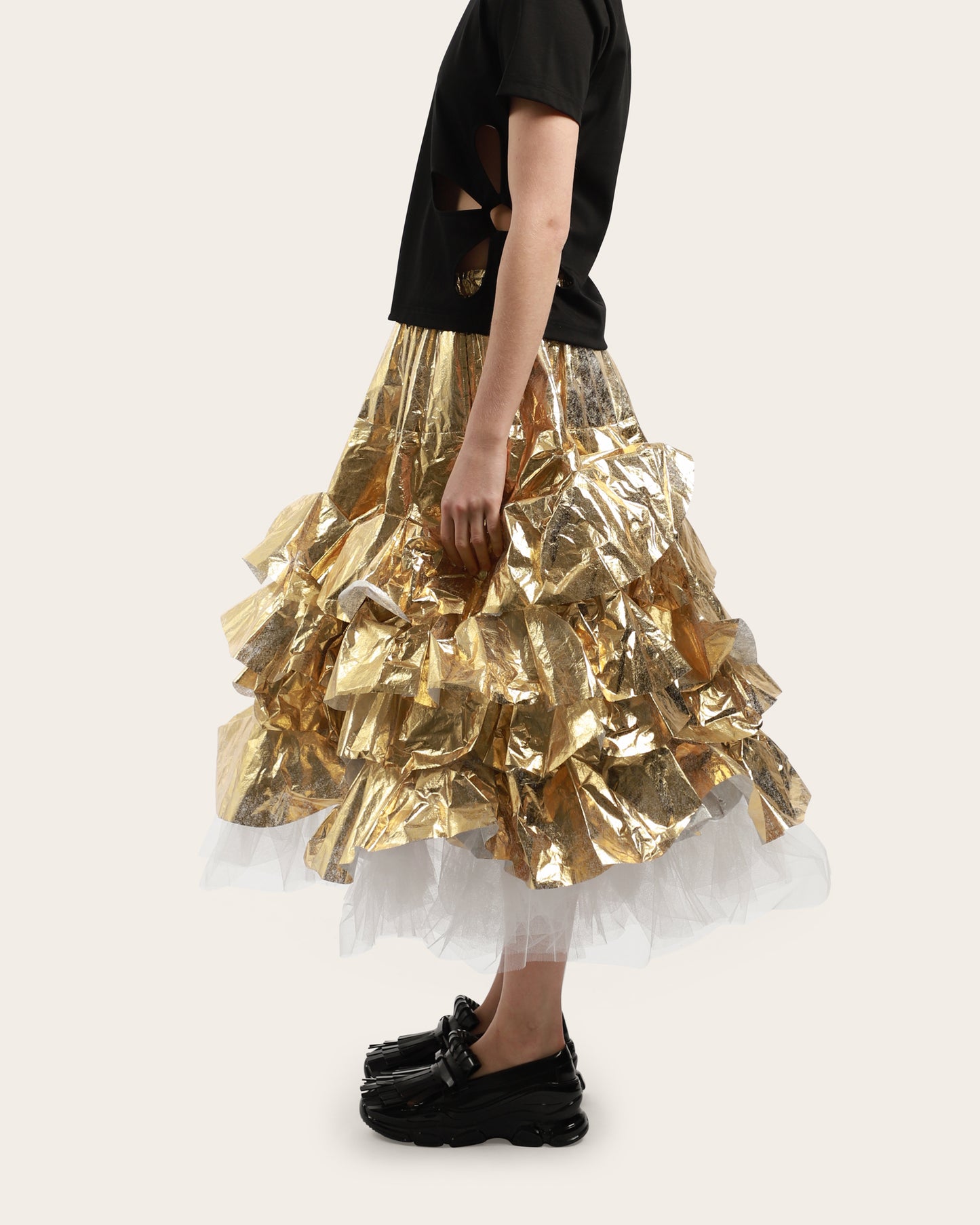 Voluminous Tiered Skirt